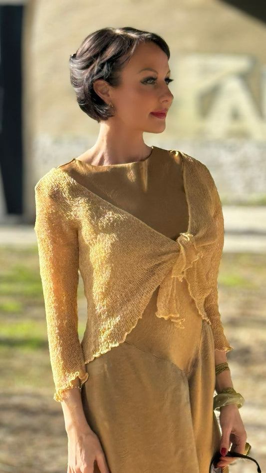 Cardigan Virginie fishnet