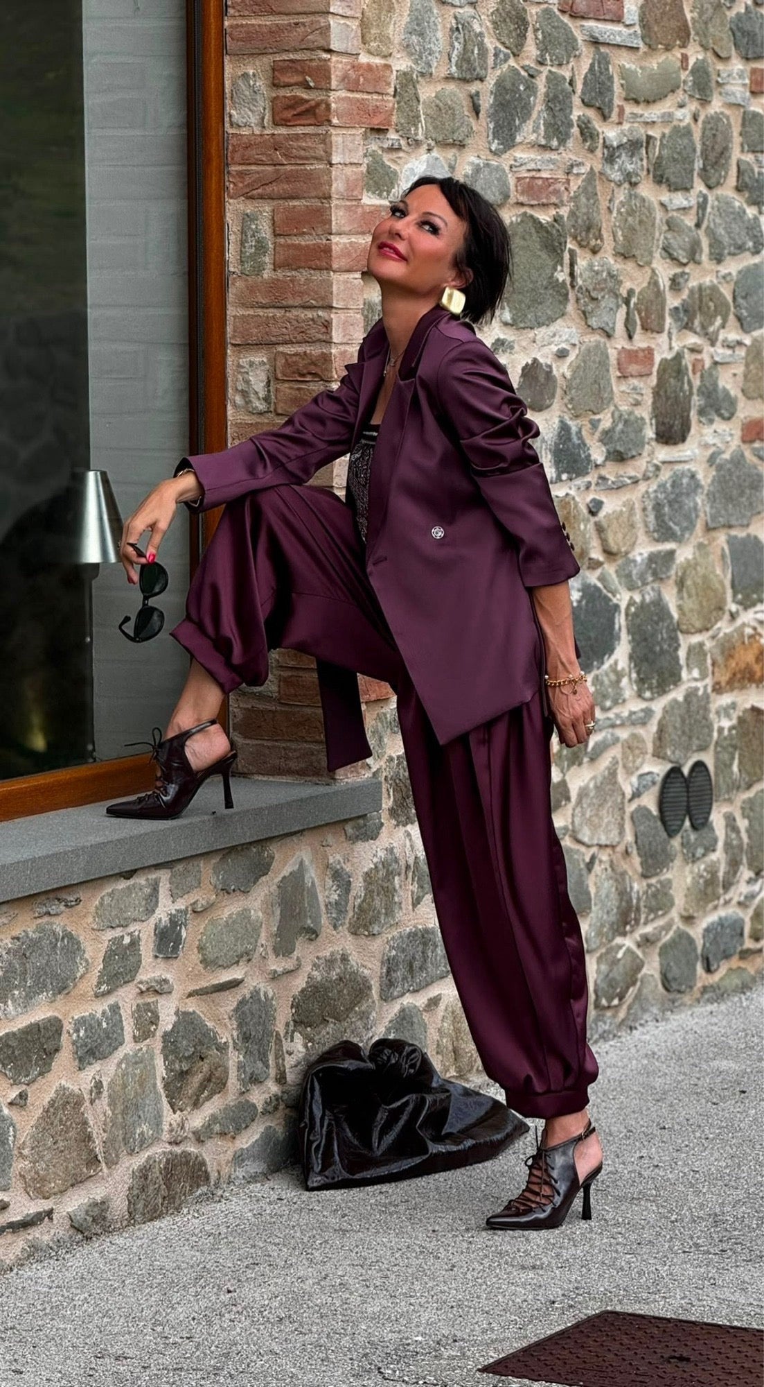 Blazer Evita satin chic