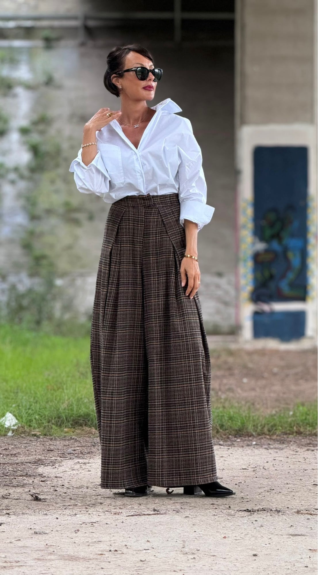Blouse Vero blanche à épaules dénudées