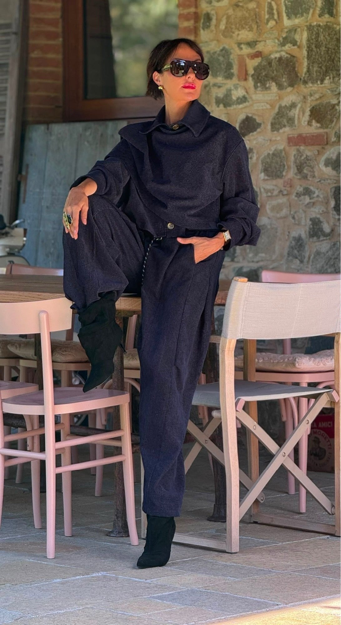 Pants style Esteban jeans blue