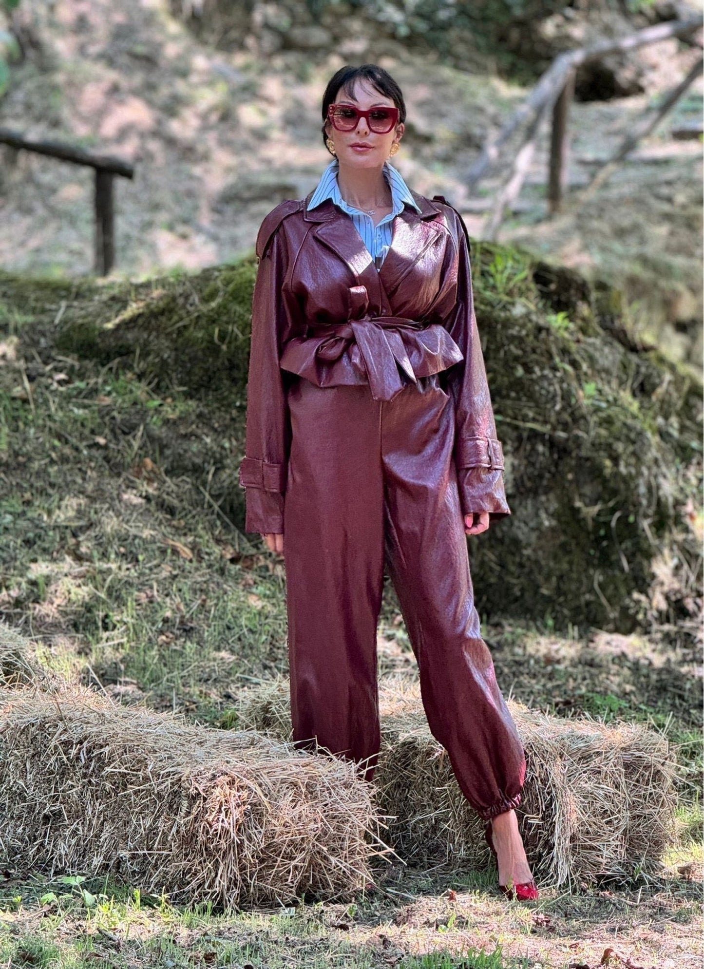 Pantalon June LL rouge