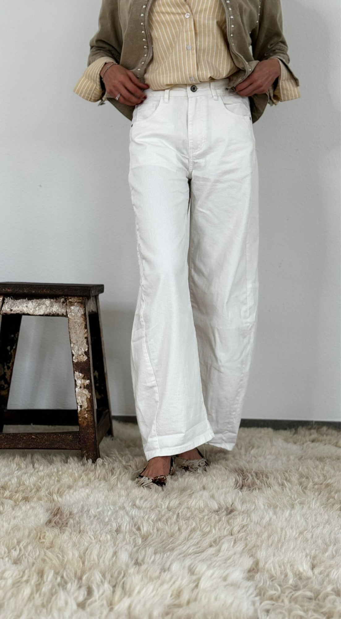 Jeans Montana white