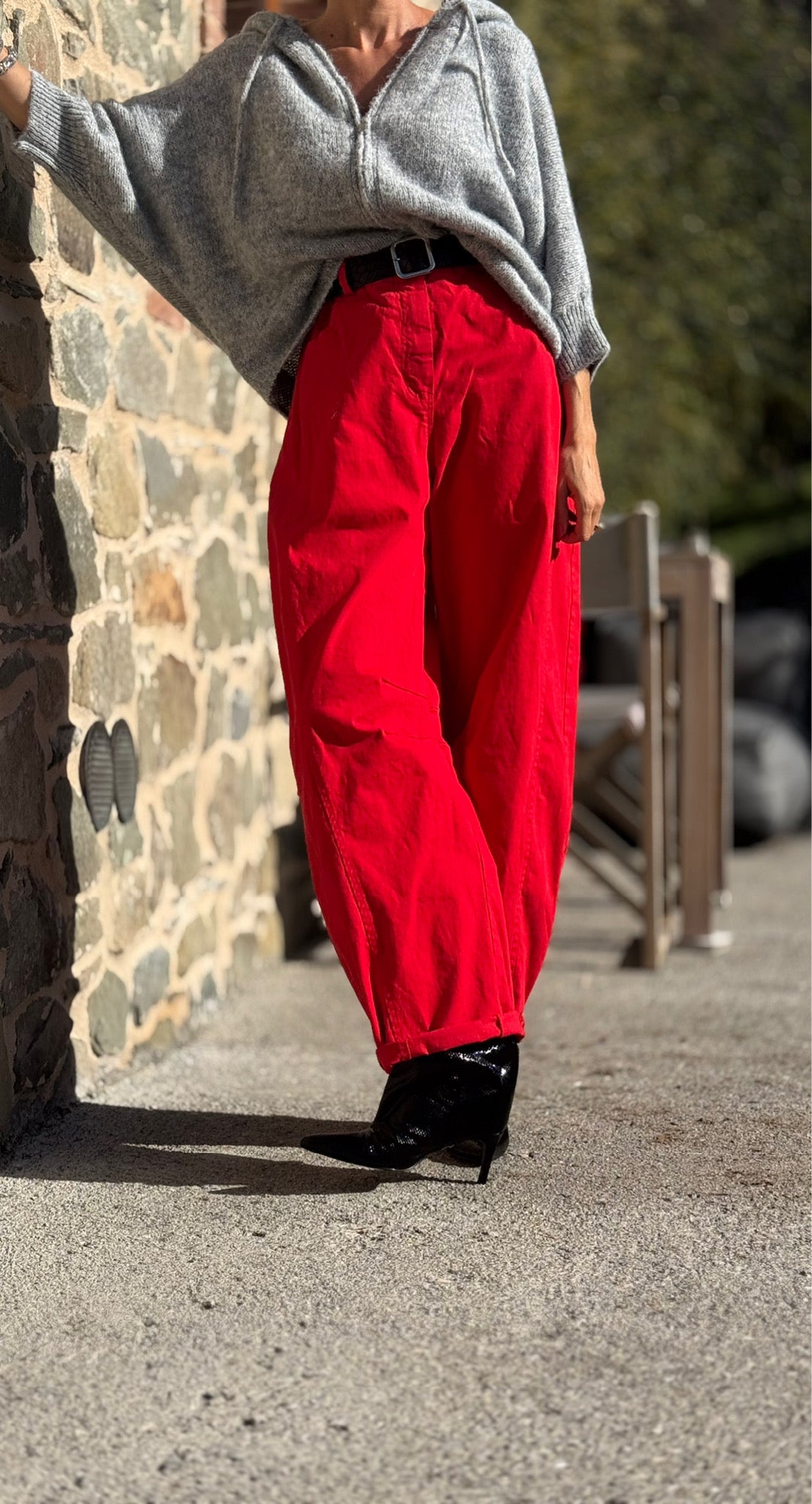Pants Celia red
