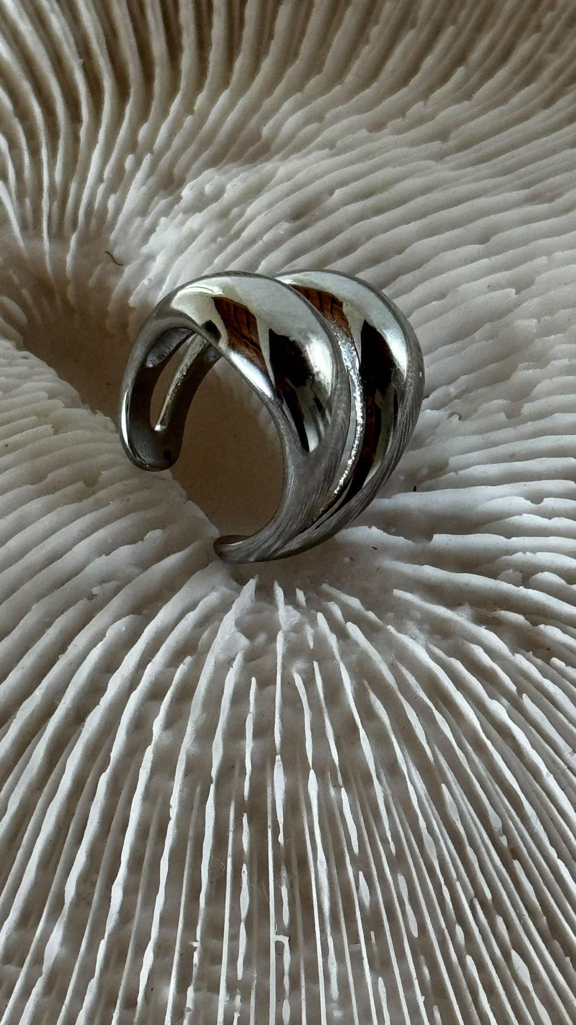 Ring double silver