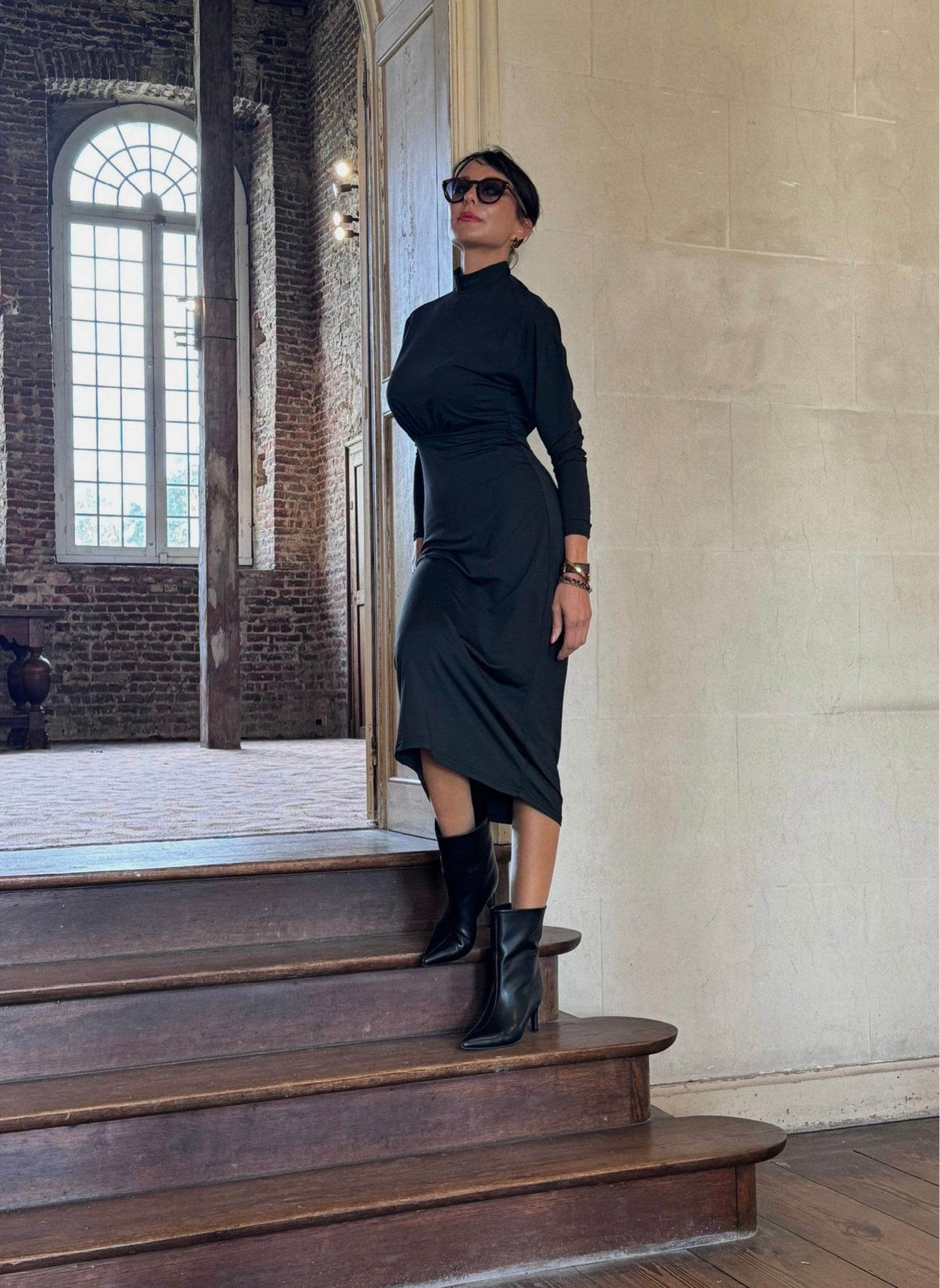 Dress Rosalind long black