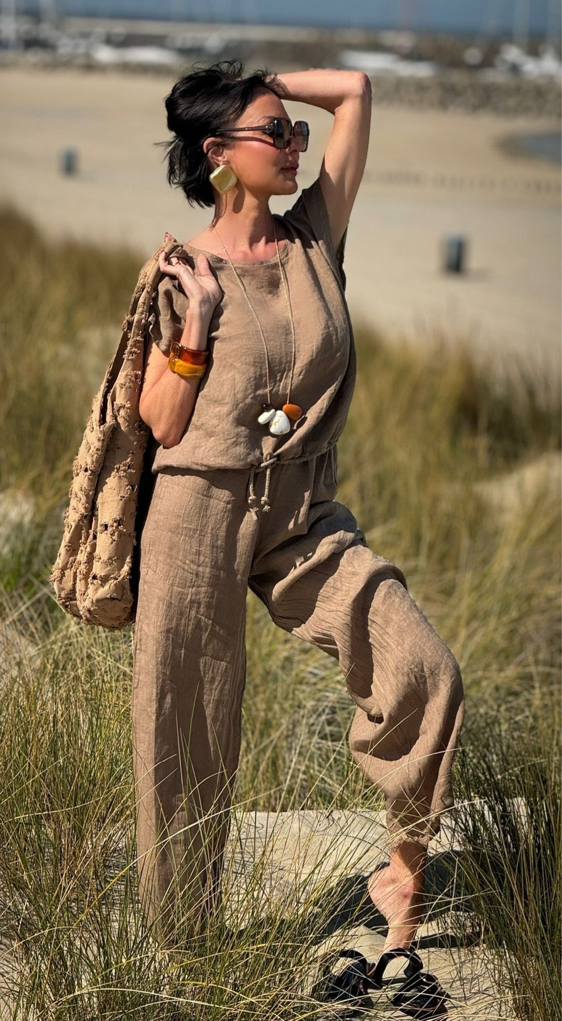 Blouse Ina Corda camel