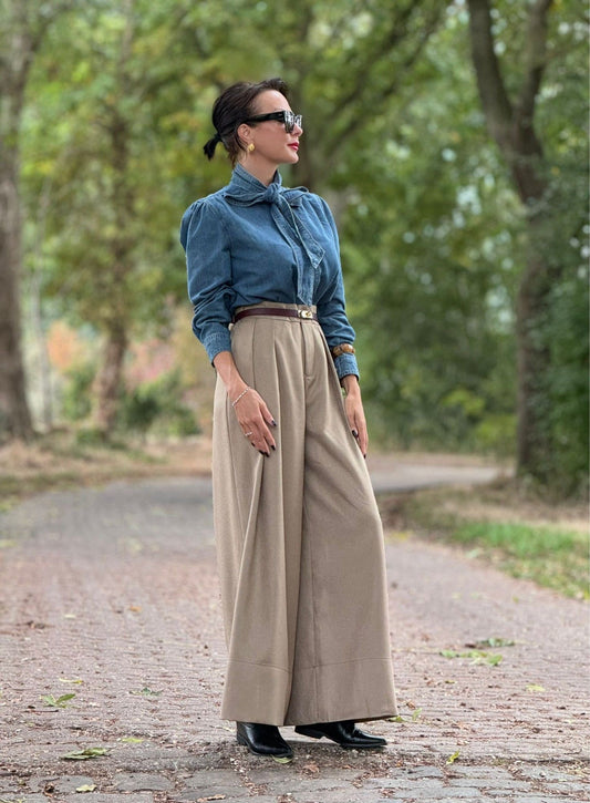 Pants Ava camel