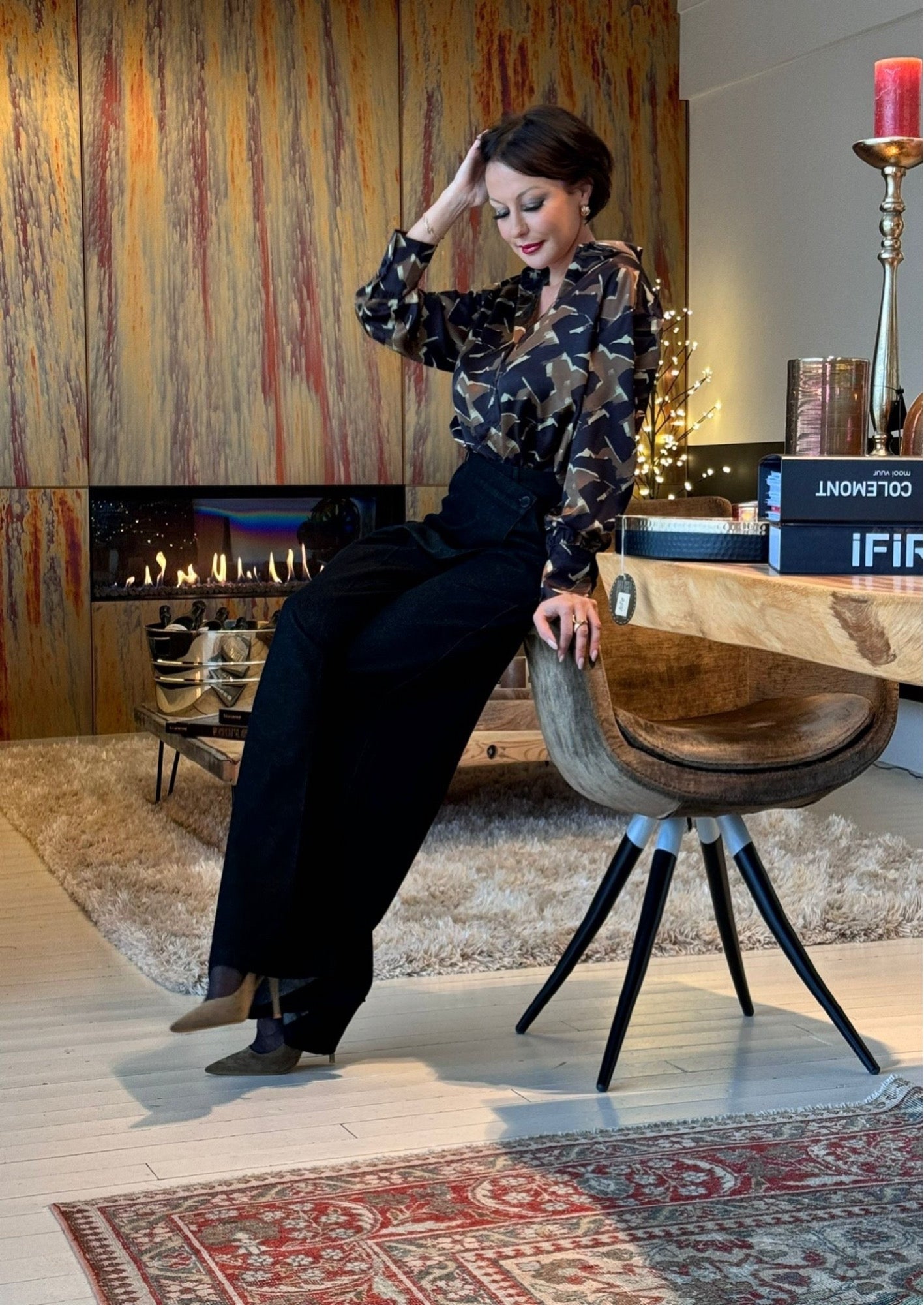 Blouse Giulia grafic