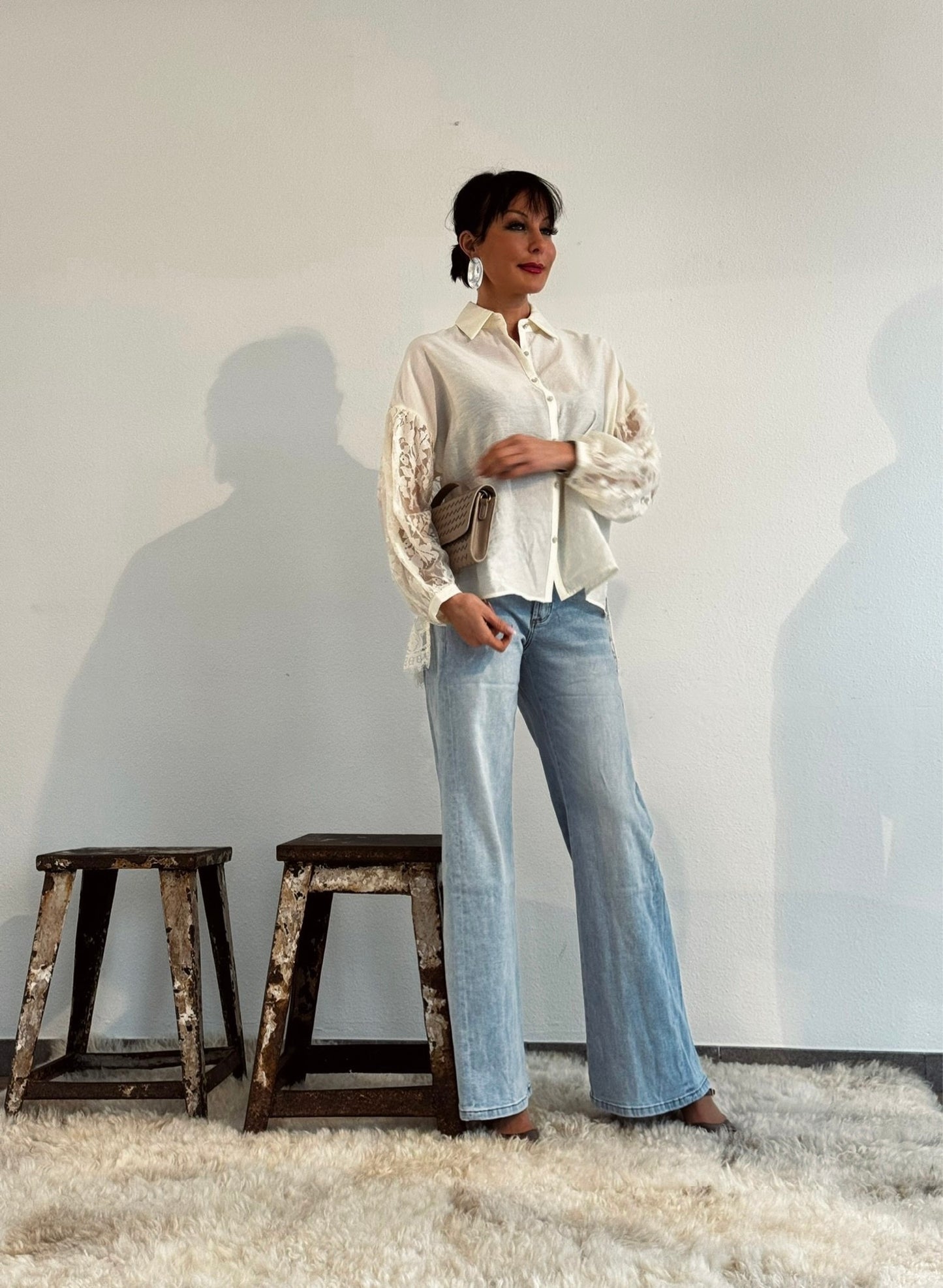 Blouse Suzy lace arm