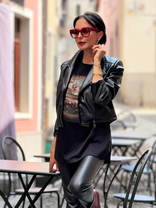 Jacket Rocca leatherlook