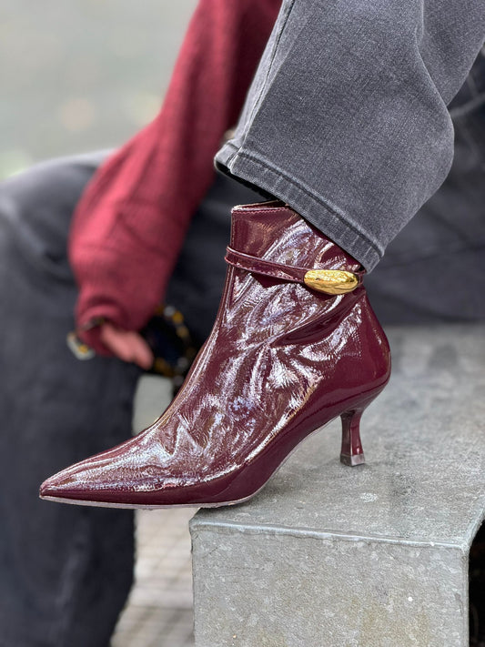 Boots Rosalind short burgundy