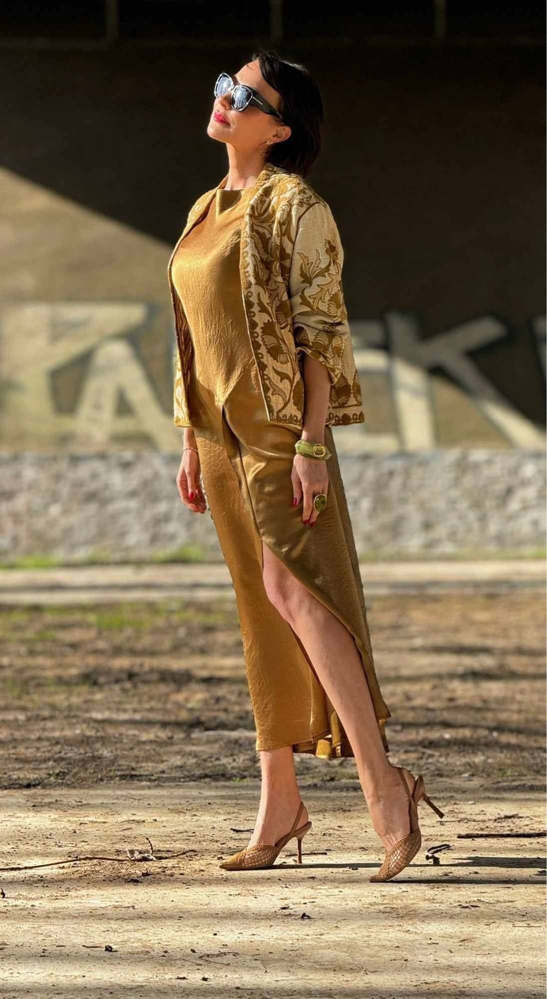 Dress Virginie gold