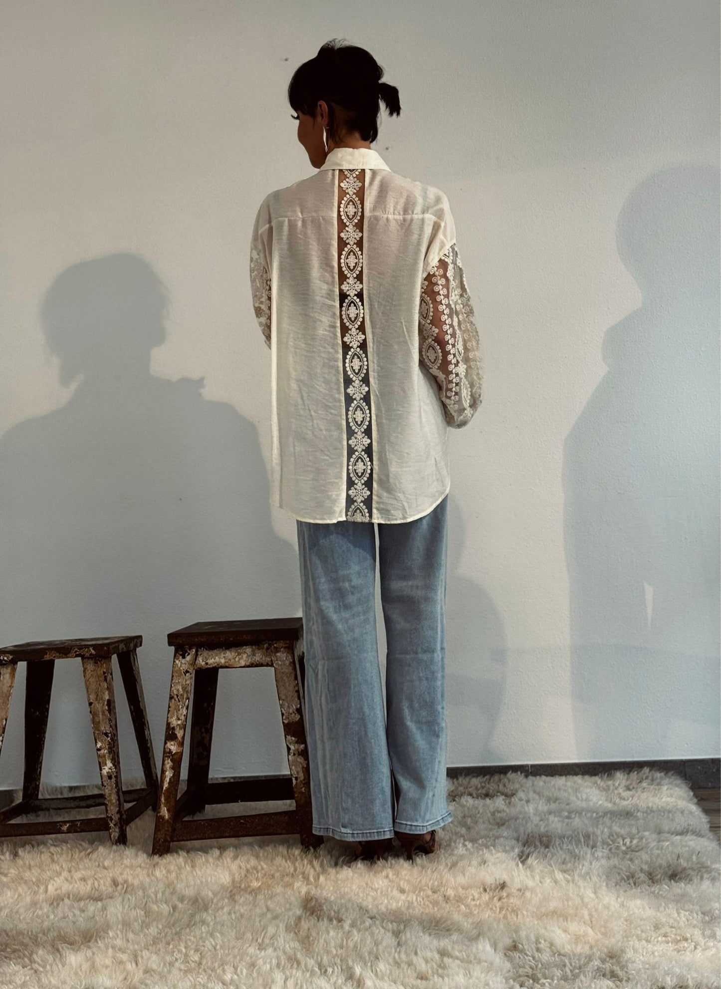 Blouse Suzy lace back