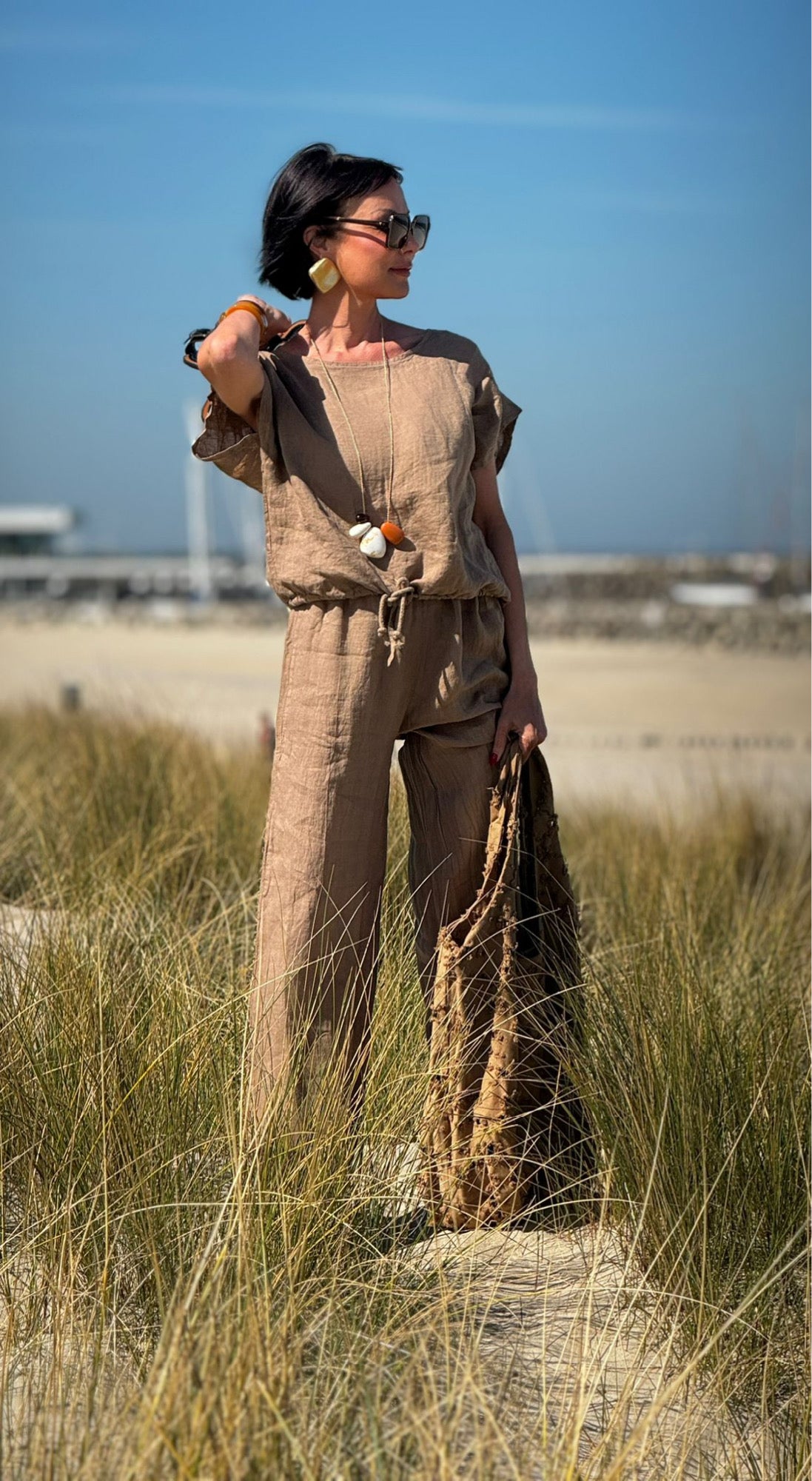 Blouse Ina Corda camel