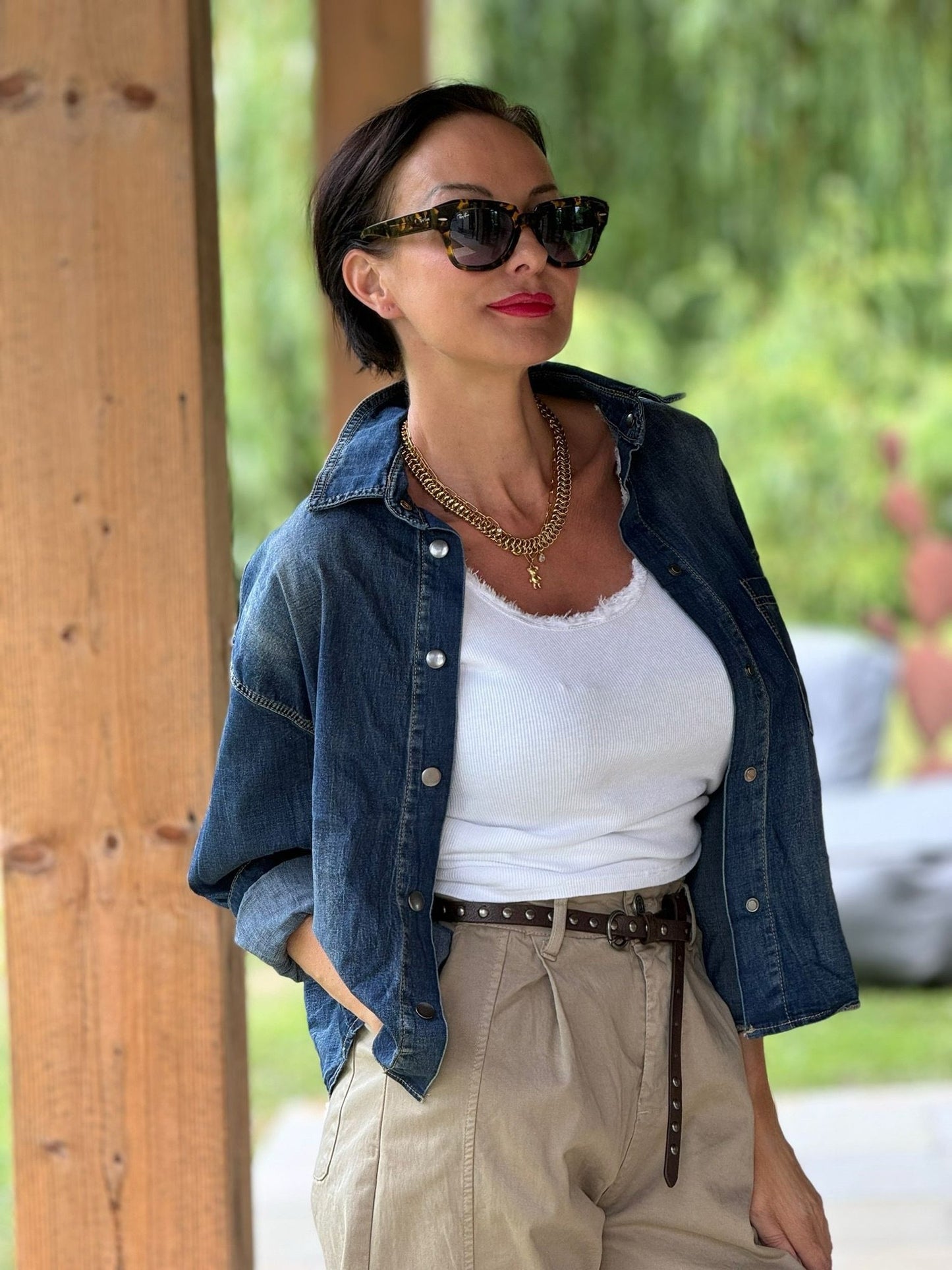 Veste en jean Sage
