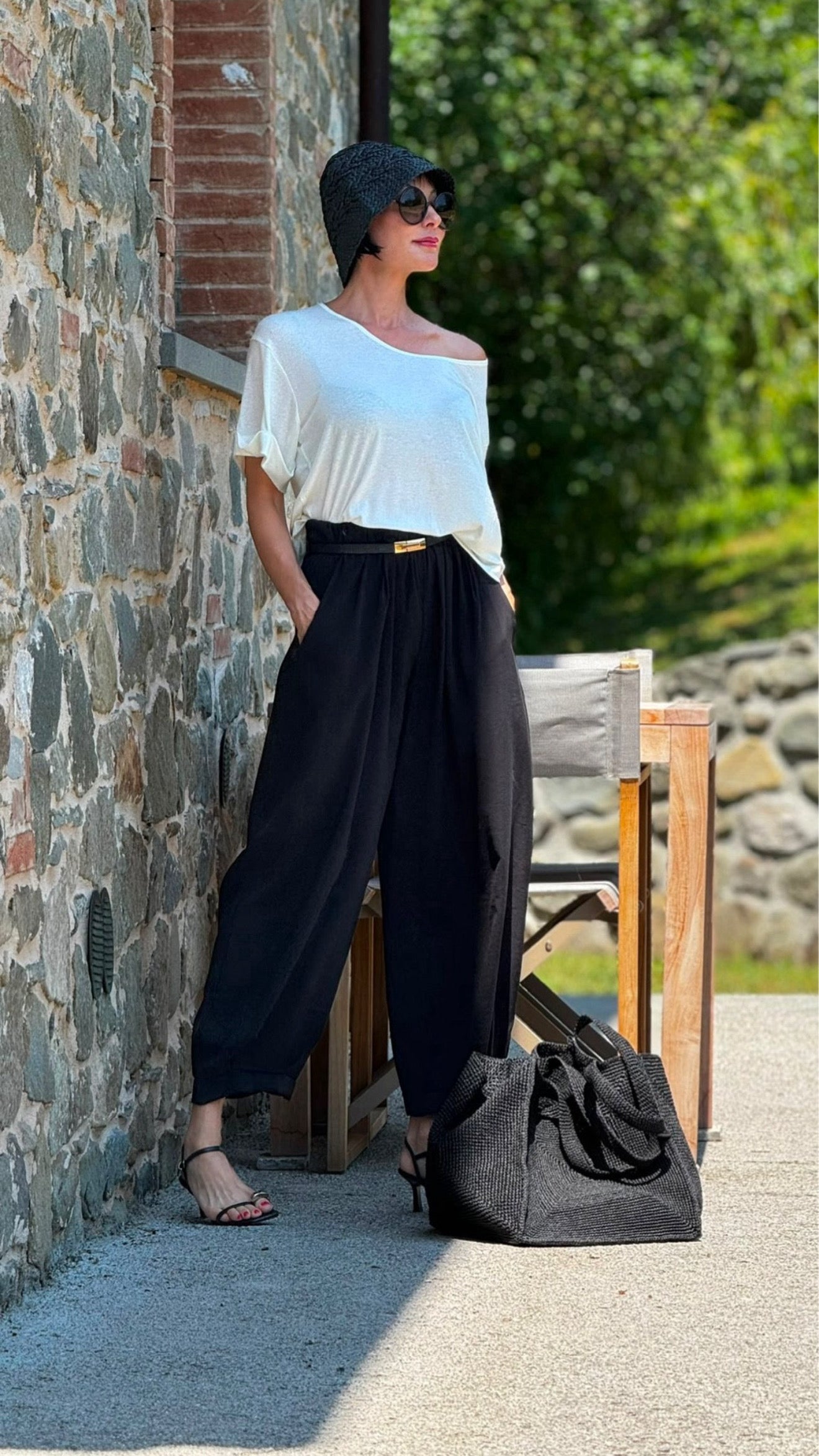 Pants Anna elastic black