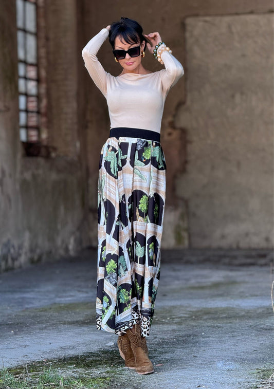 Skirt sierra printed