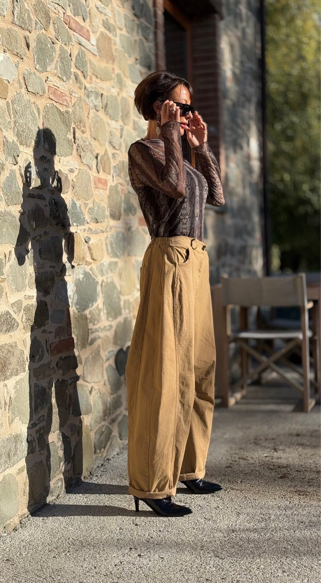 Pants Celia camel