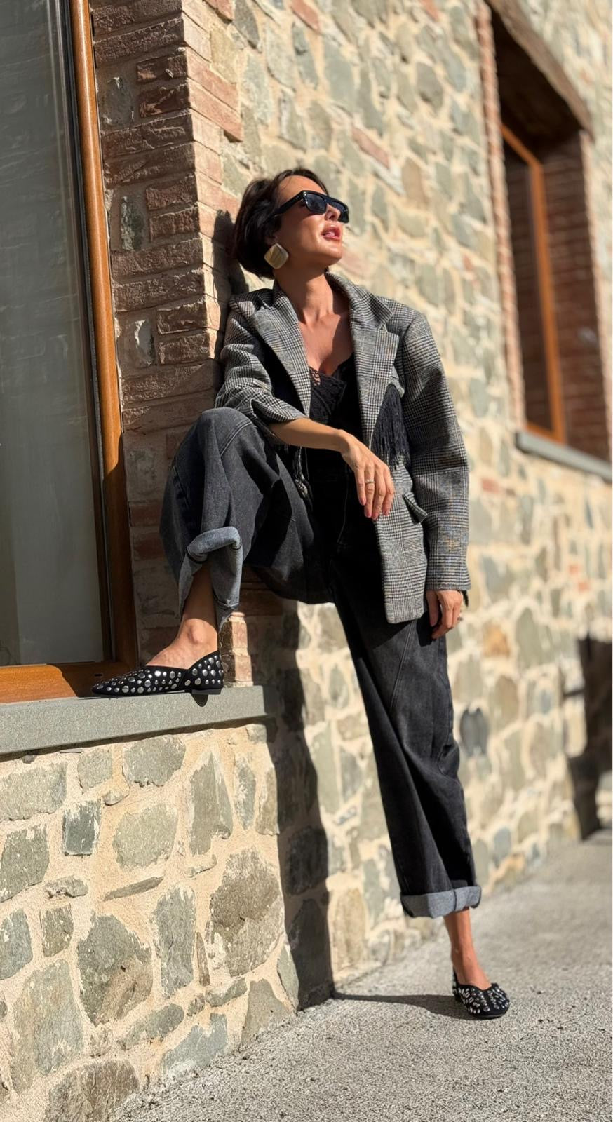 Blazer Celia fringes