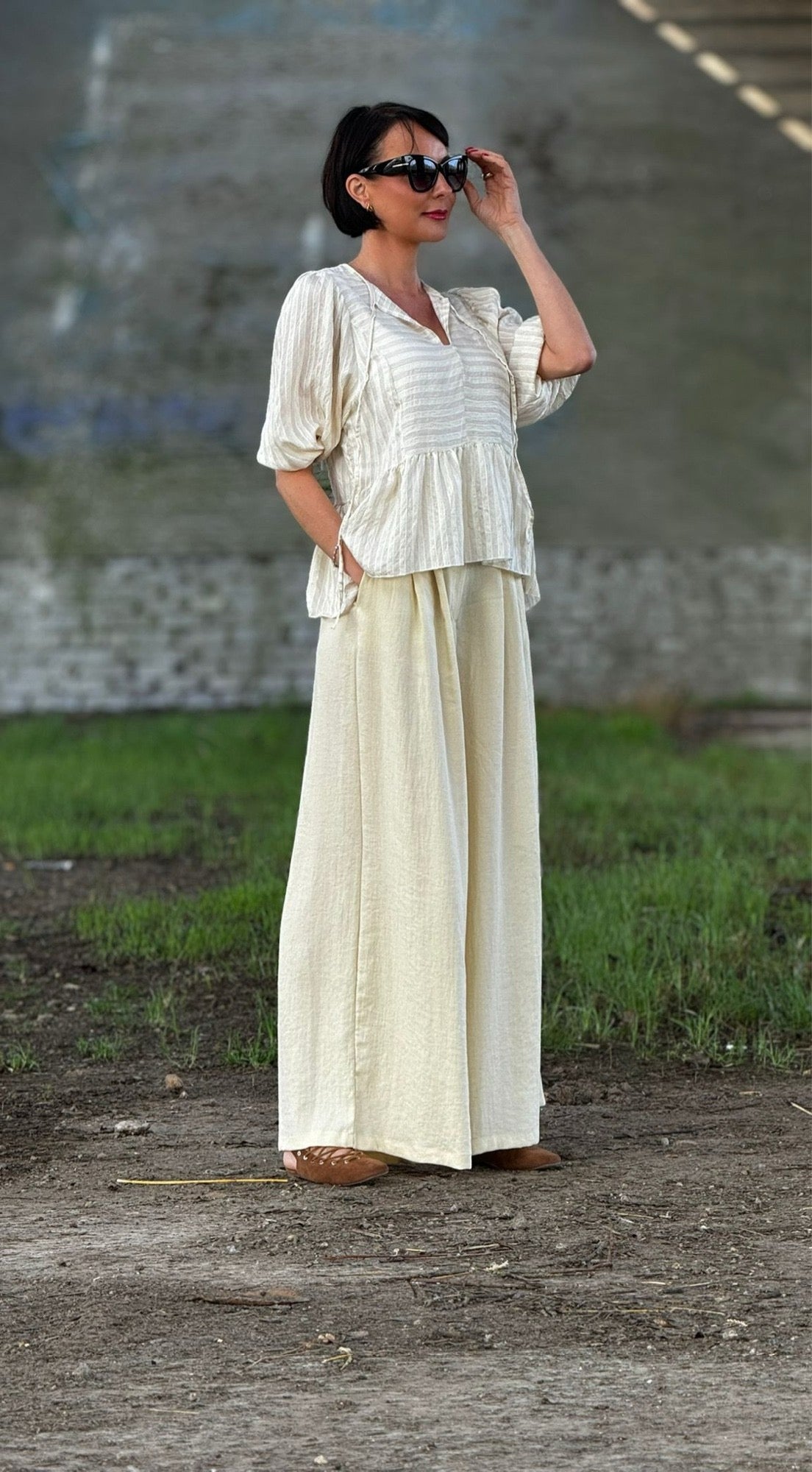 Pants Virginie butter
