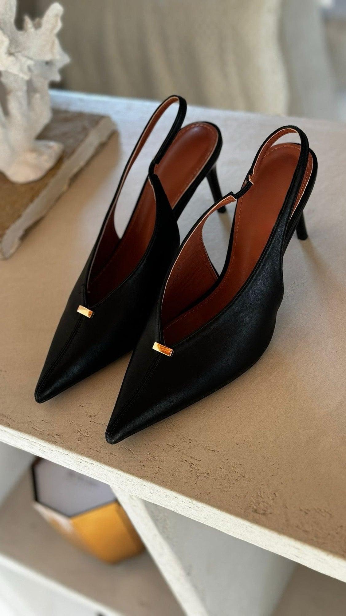Slingback Kalinka noir