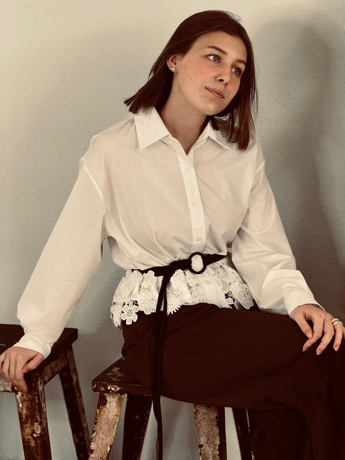 Blouse Gayle cotton white