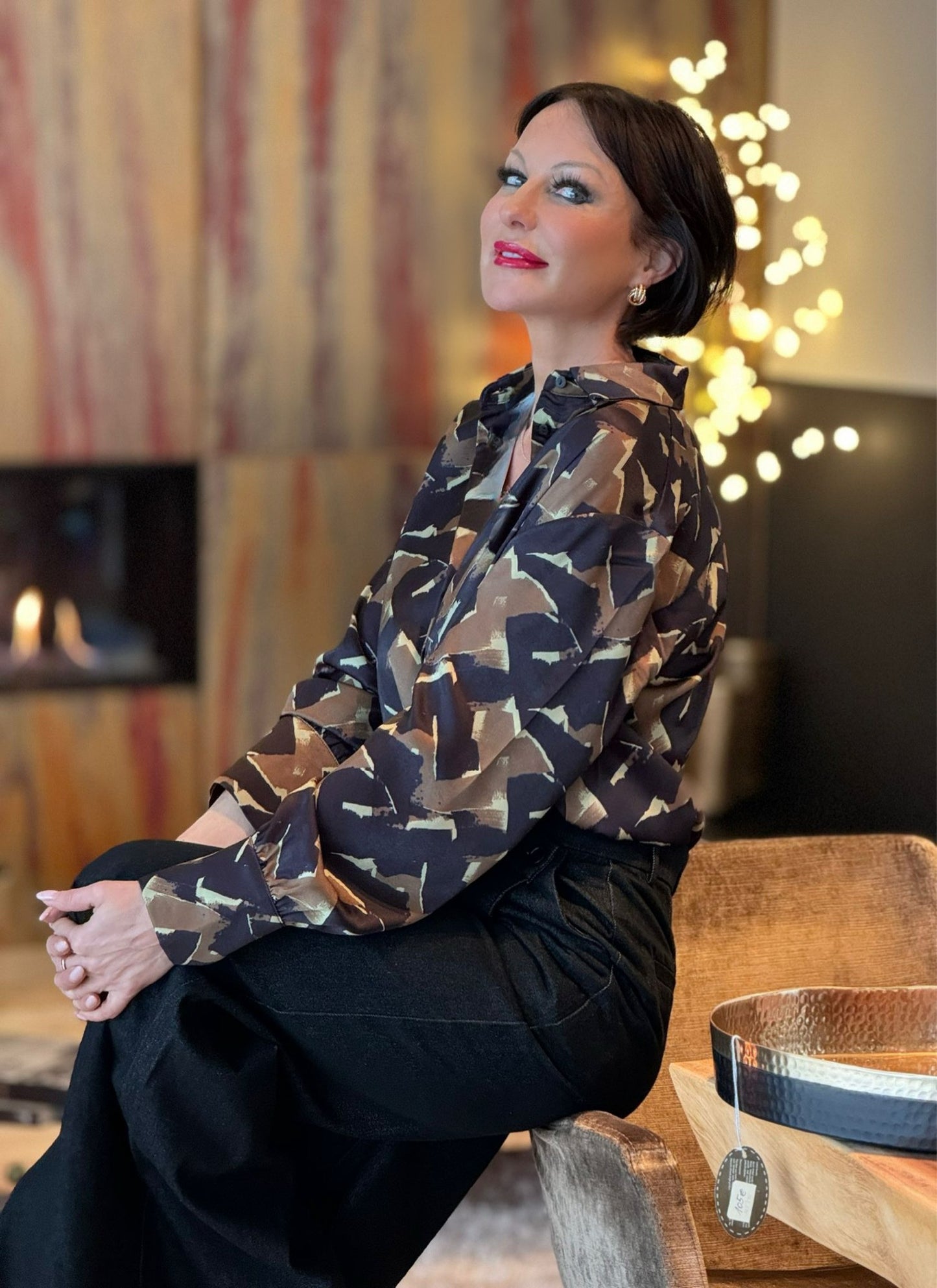 Blouse Giulia grafic