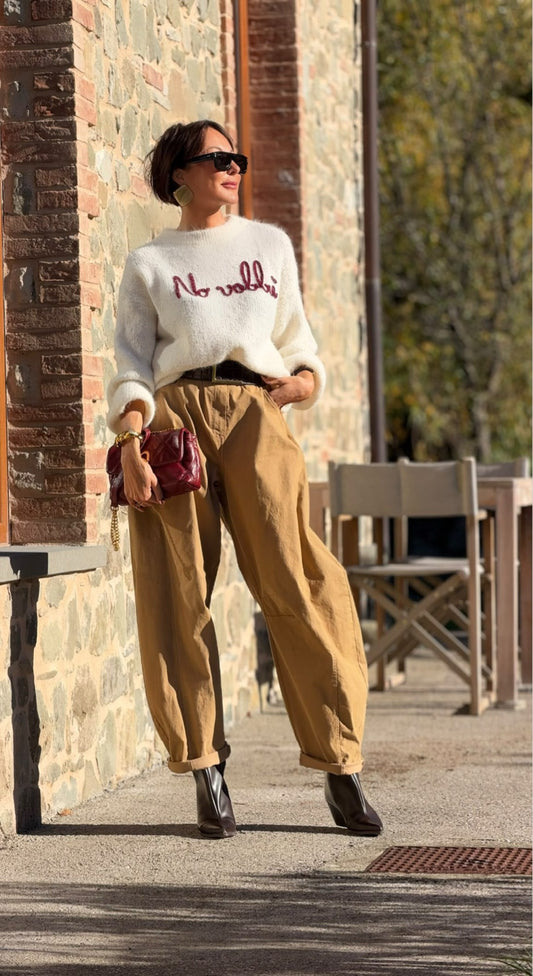 Pants Celia camel