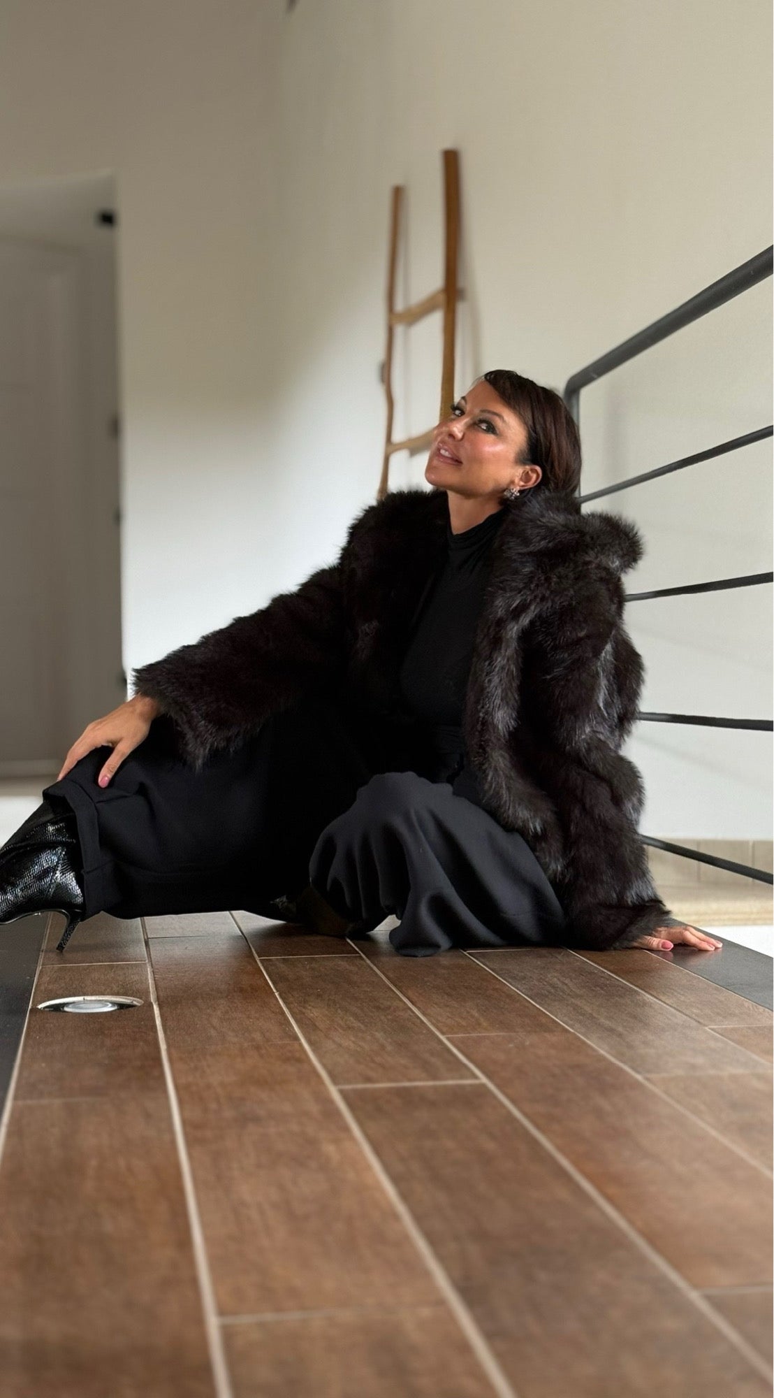 Coat Zita faux fur