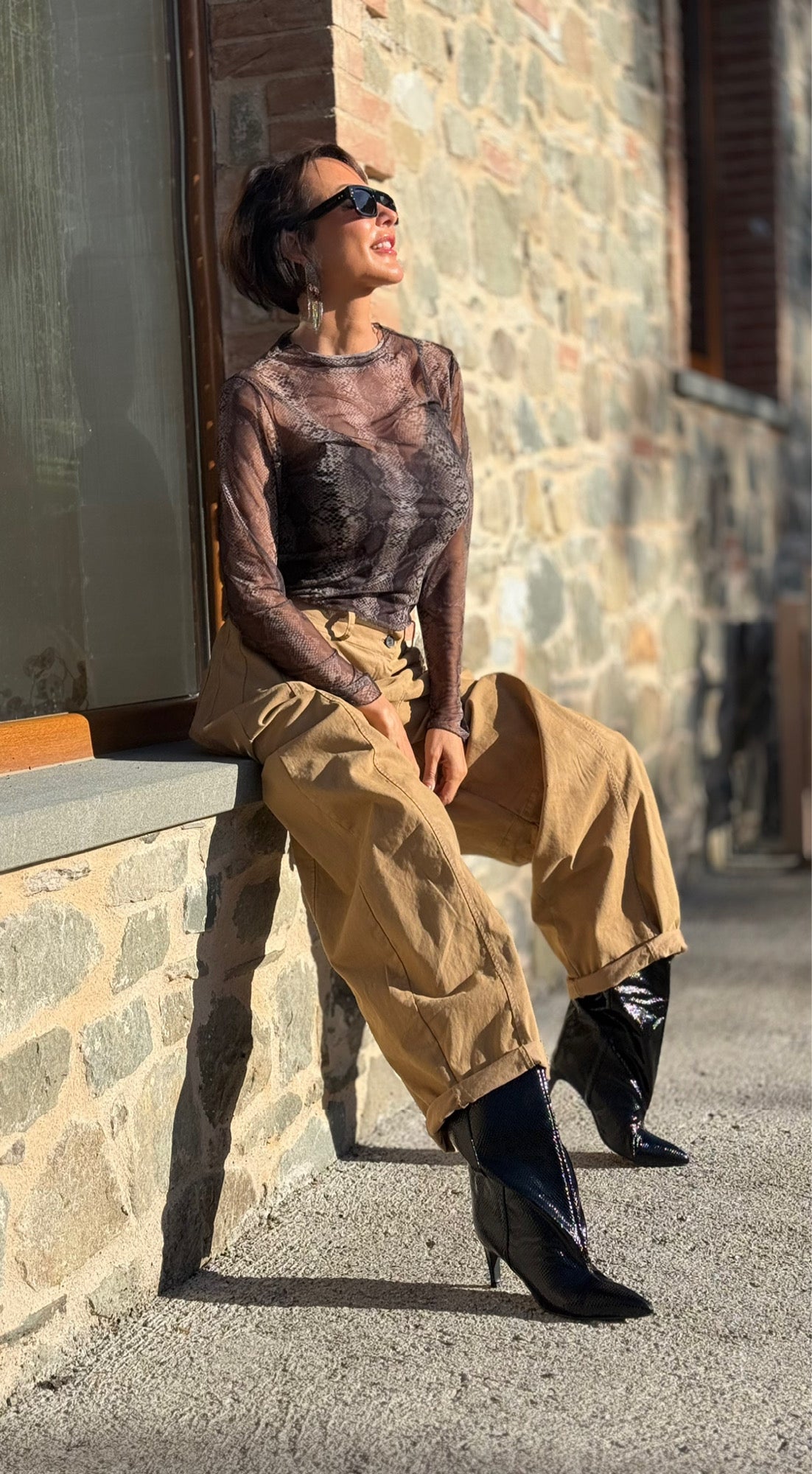 Pants Celia camel