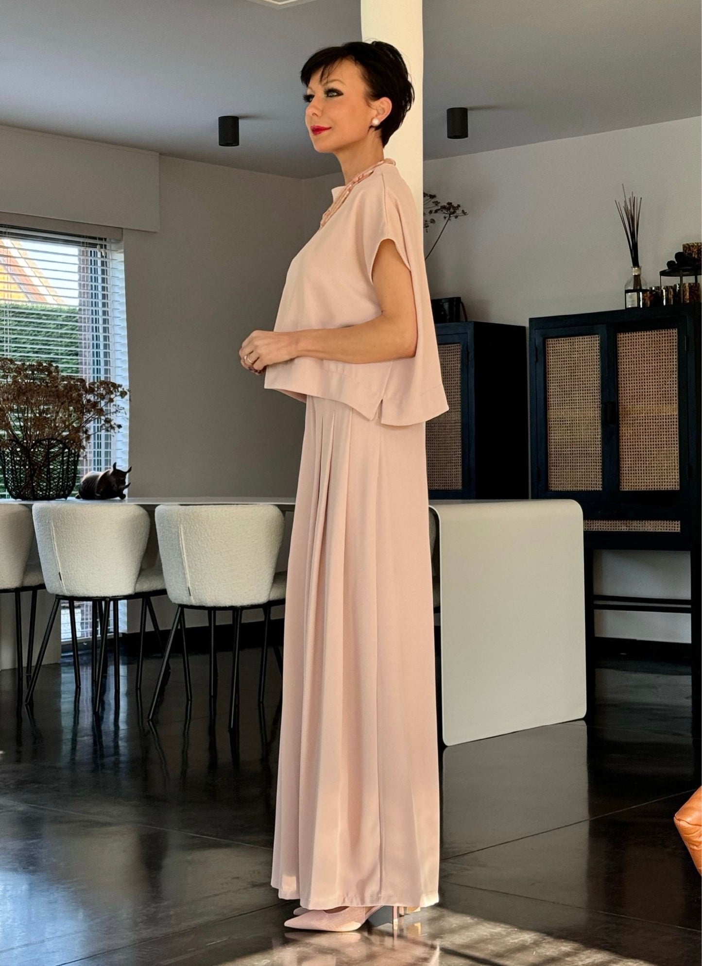 Chemisier Liz vieux rose