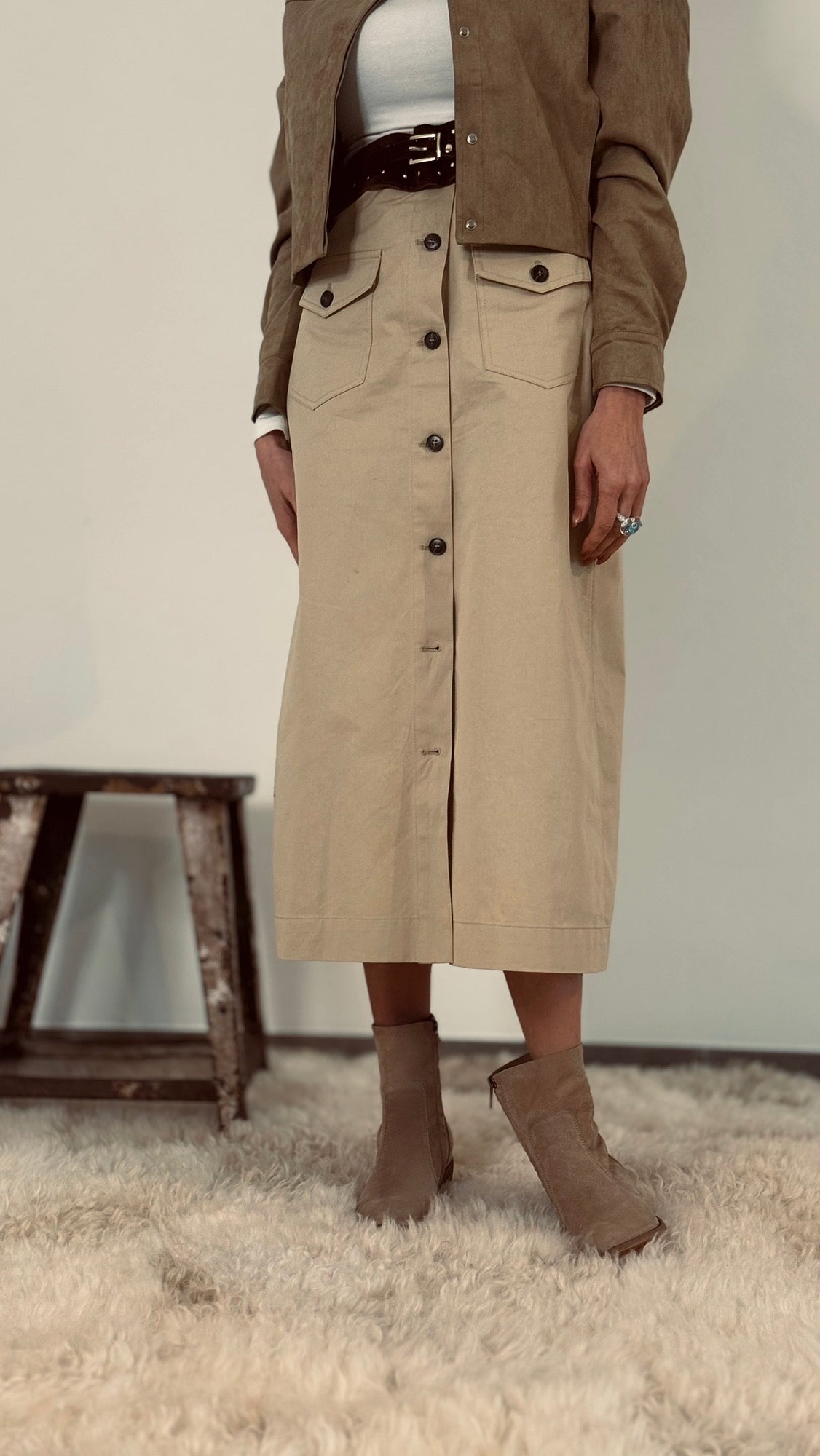 Skirt Jill bottom camel