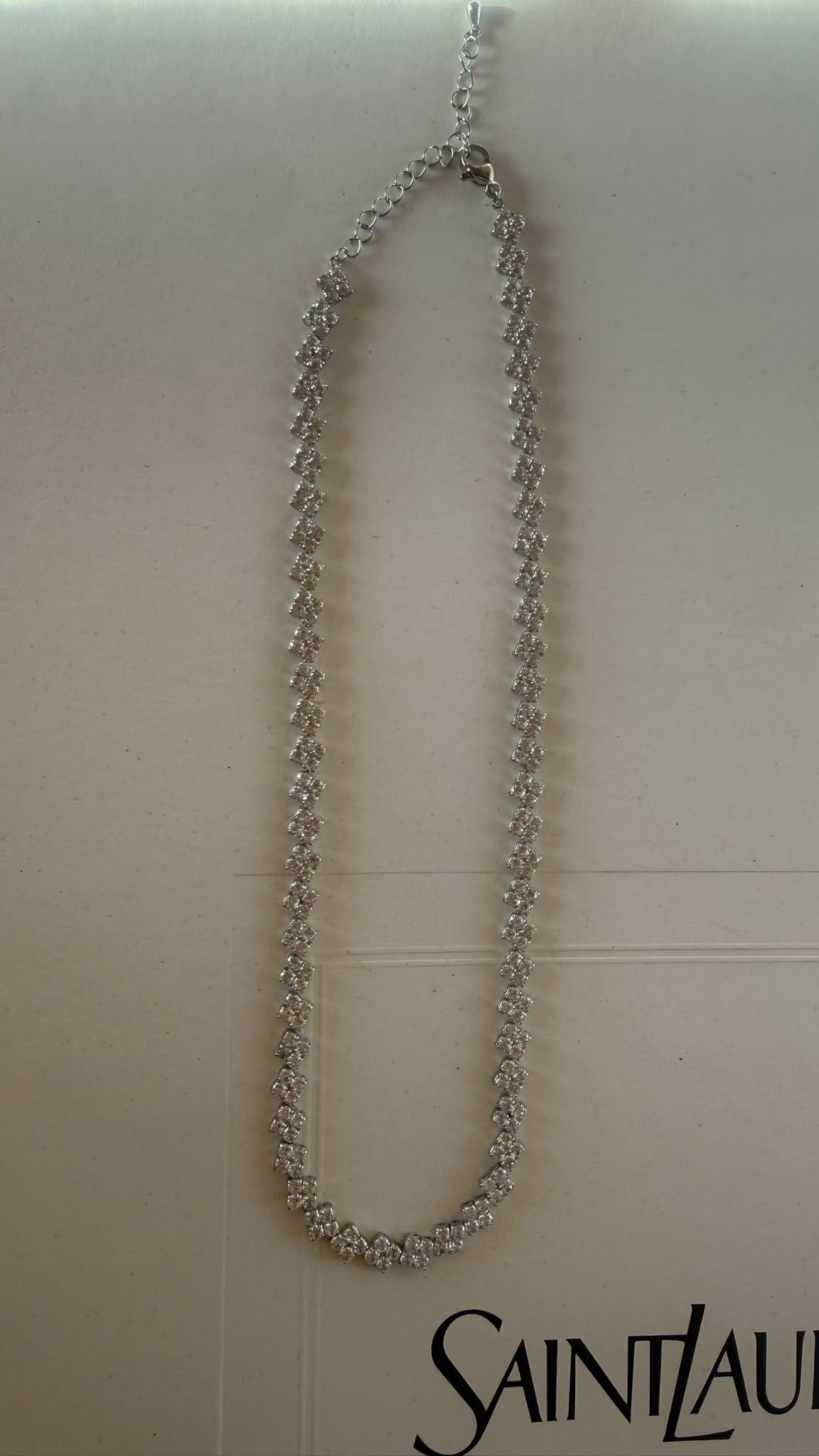 Chain Barbs clover silver