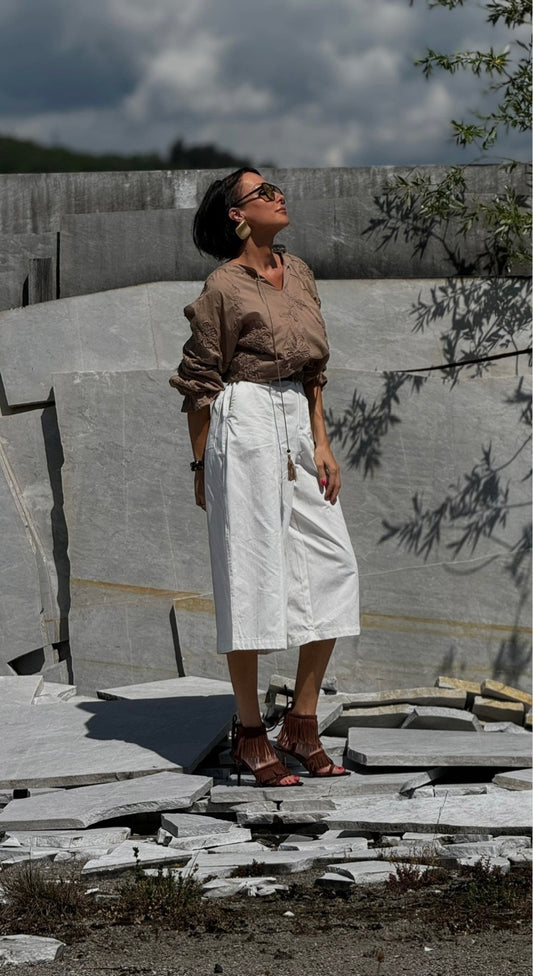 Blouse Claire crinkles