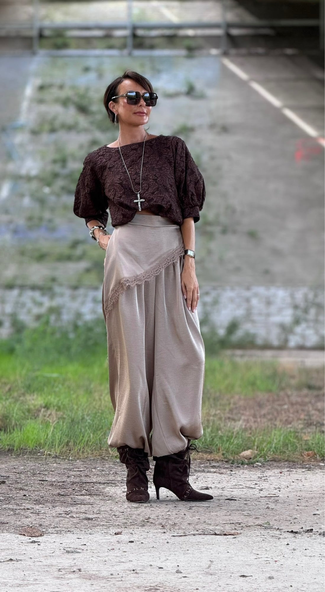 Blouse Leona km choco