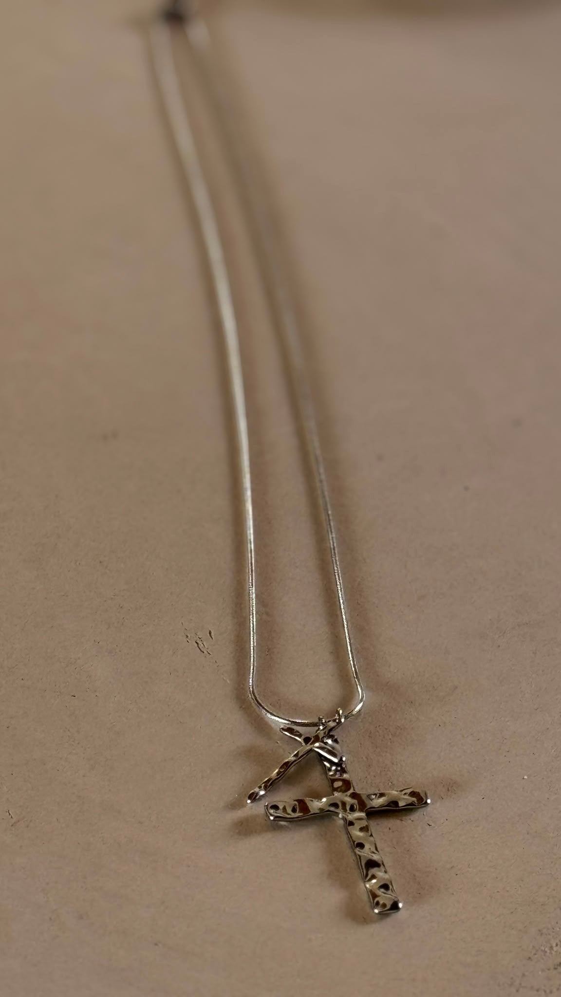Chain Crucifix silver