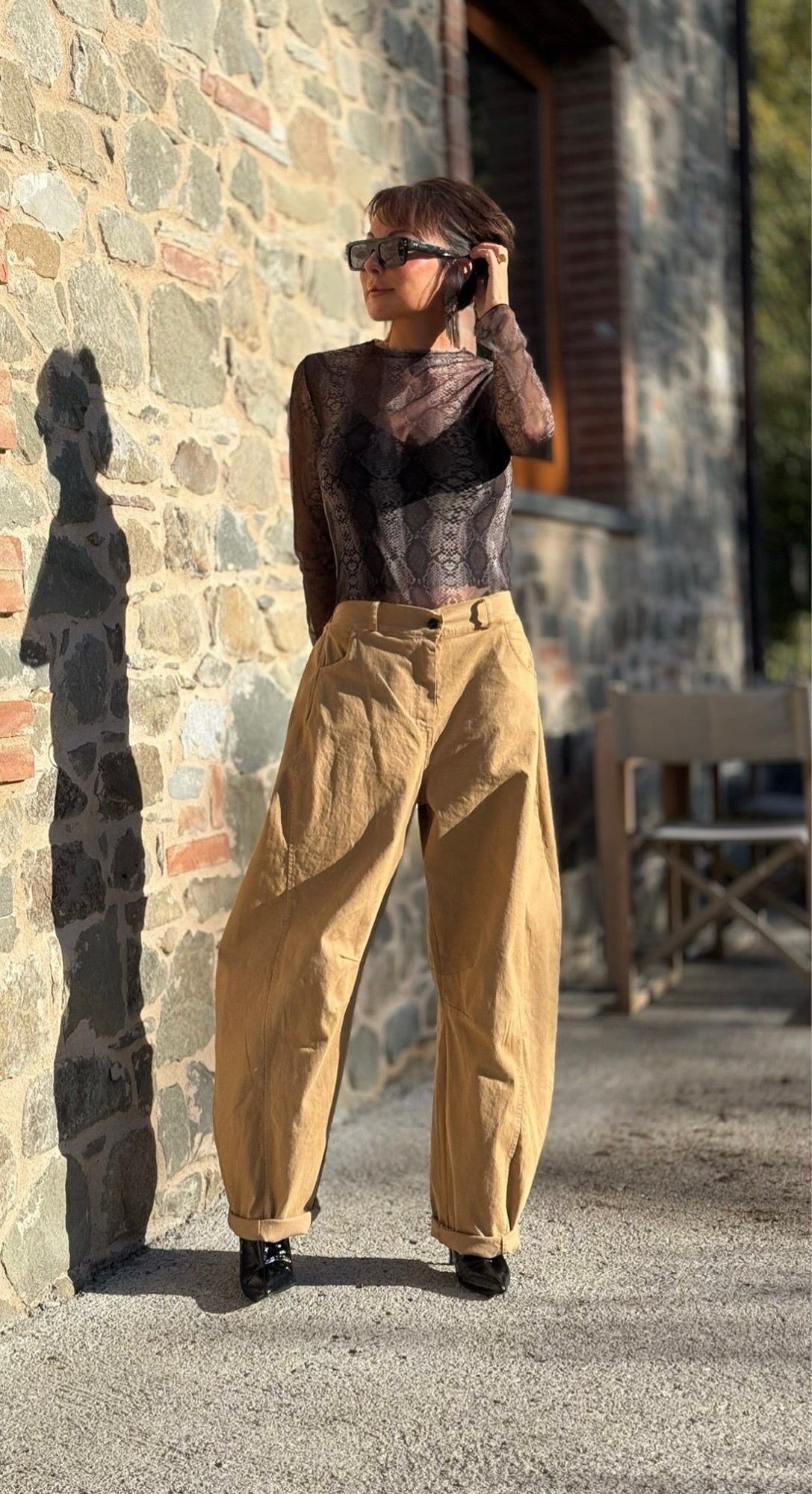 Pants Celia camel