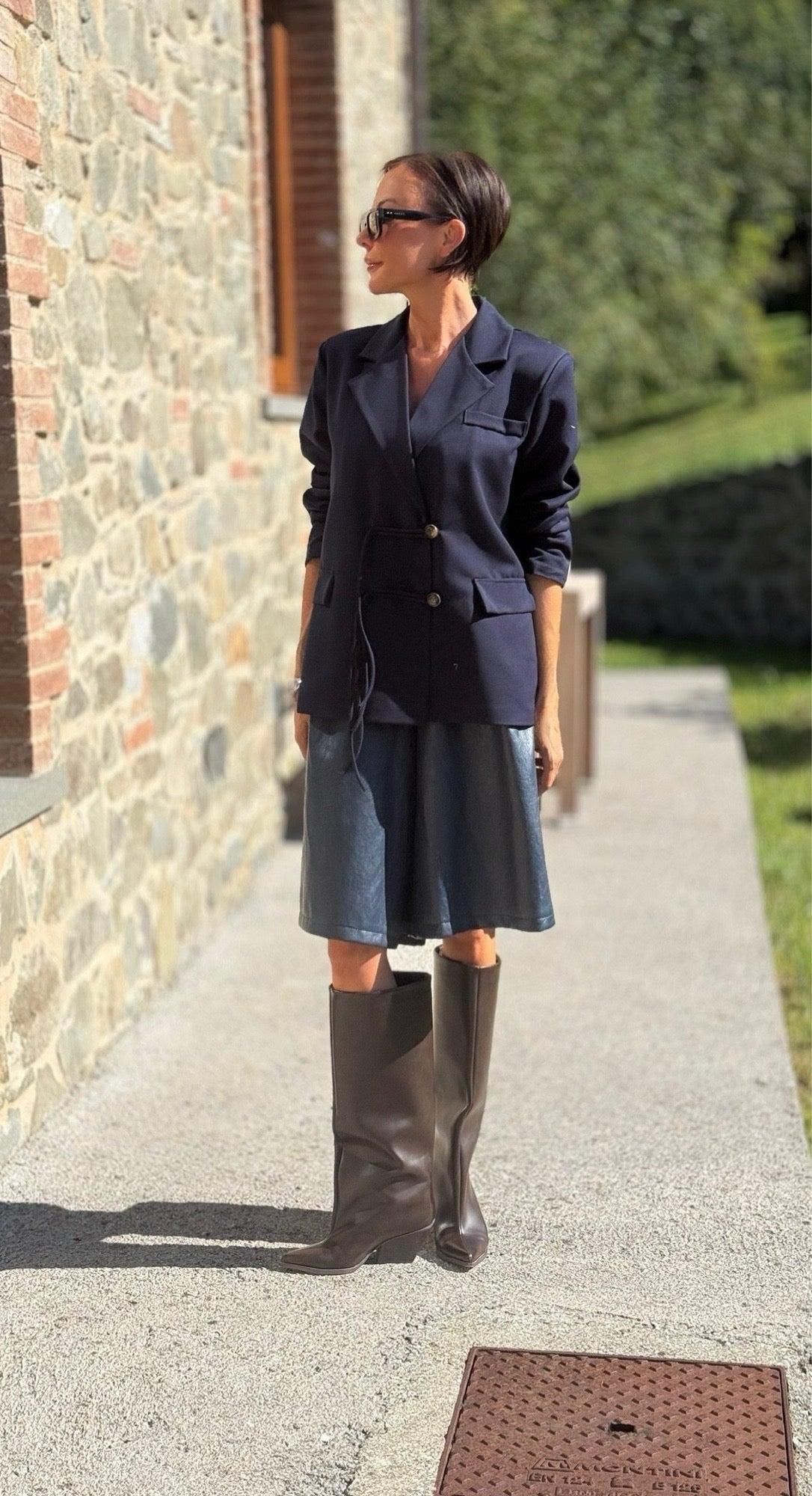 Bermuda Bari LL navy