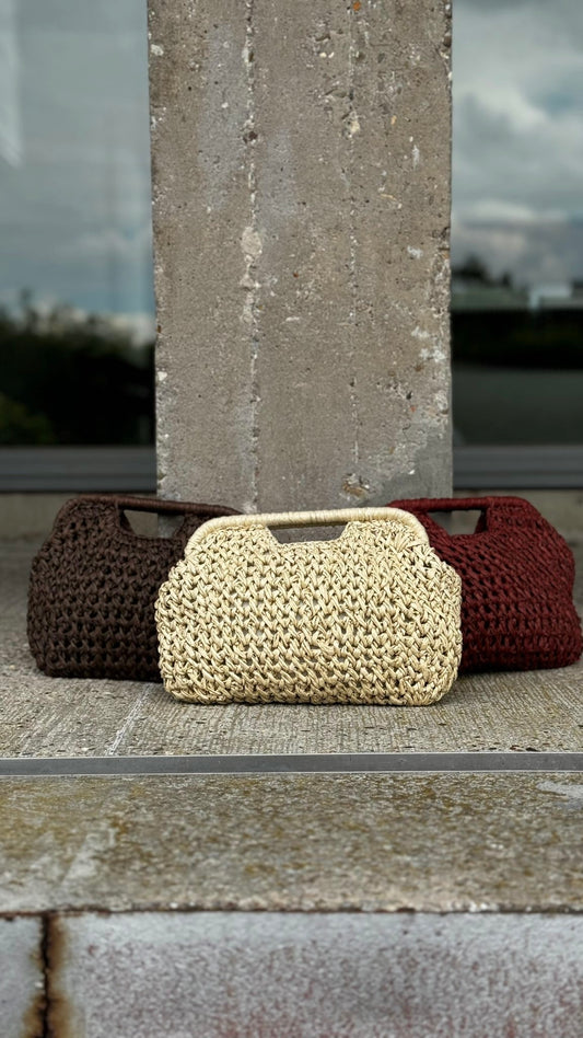 Bag clutch rotan