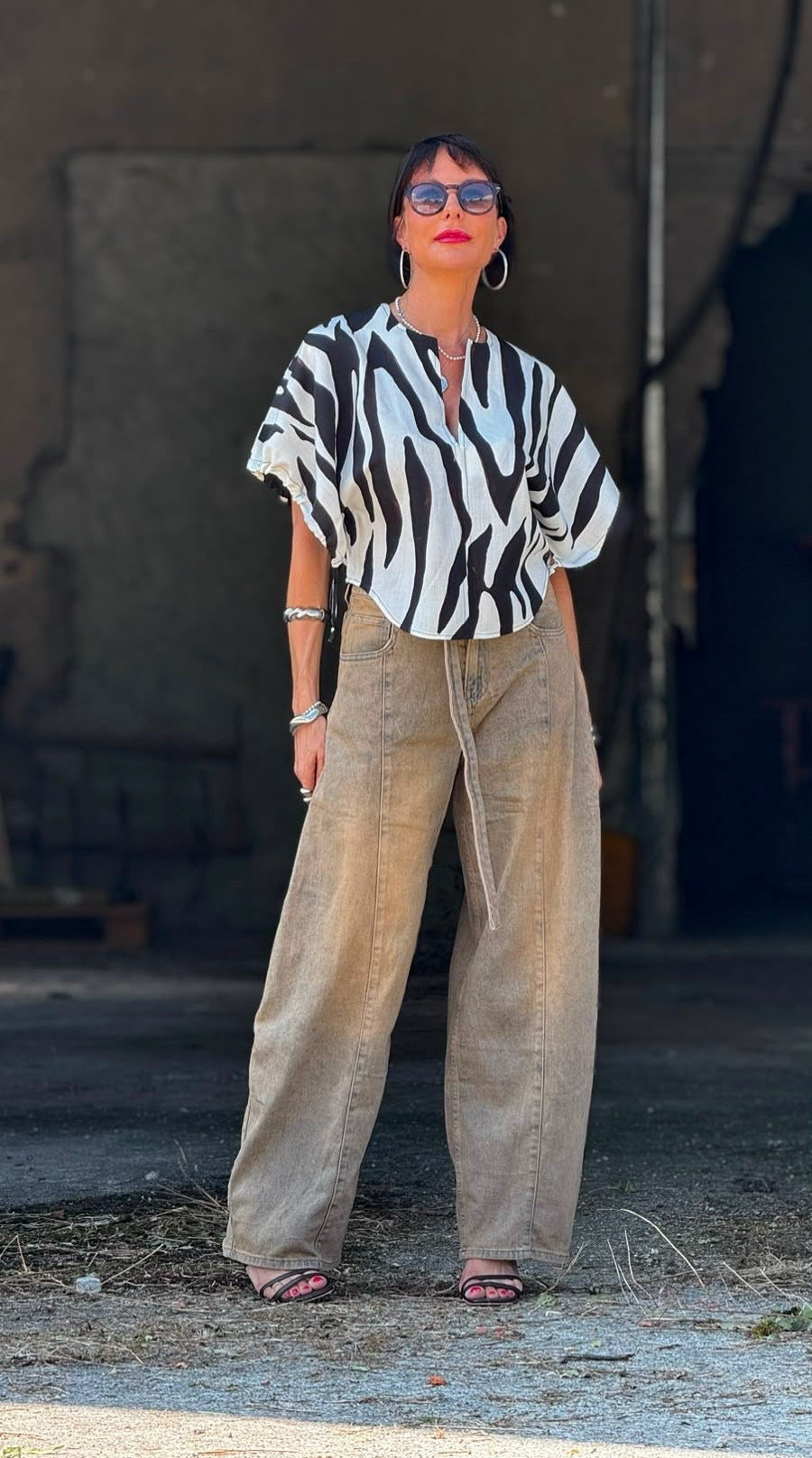 Zebra blouse