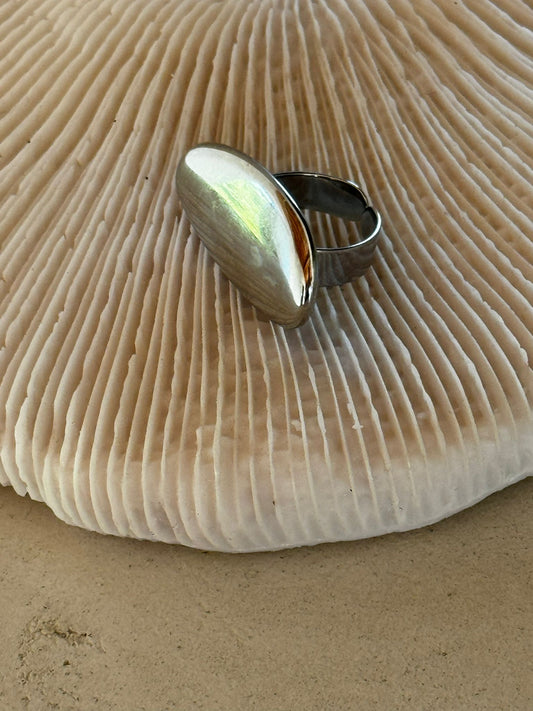 Ring Loro oval silver