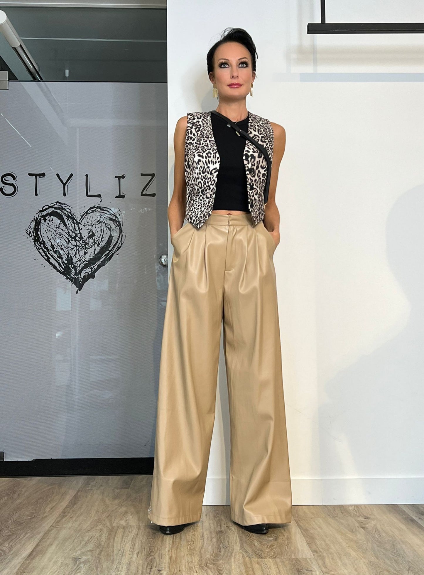 Pantalon LIV camel