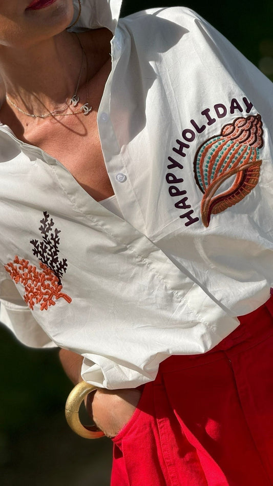 Blouse Holiday white