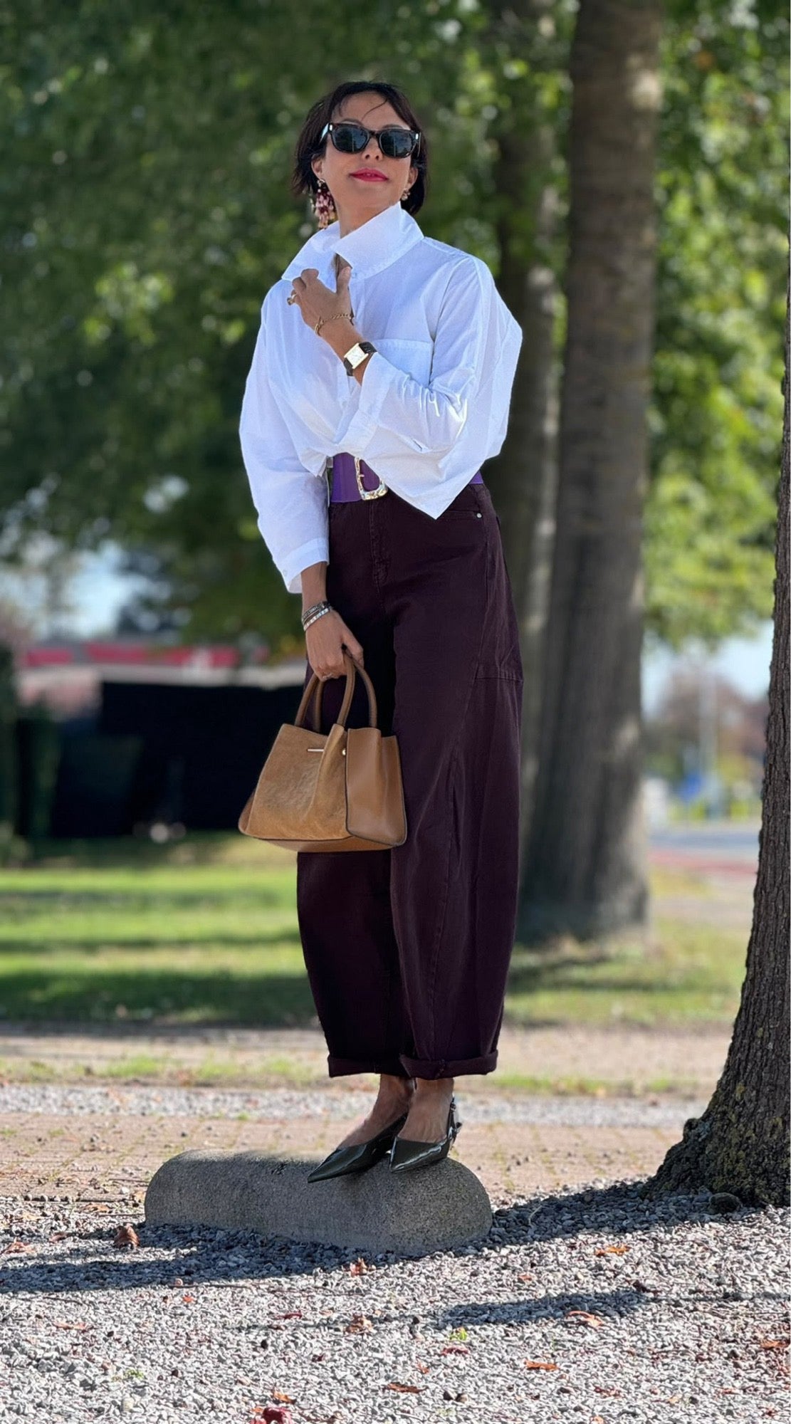 Blouse Allegra blanche unie