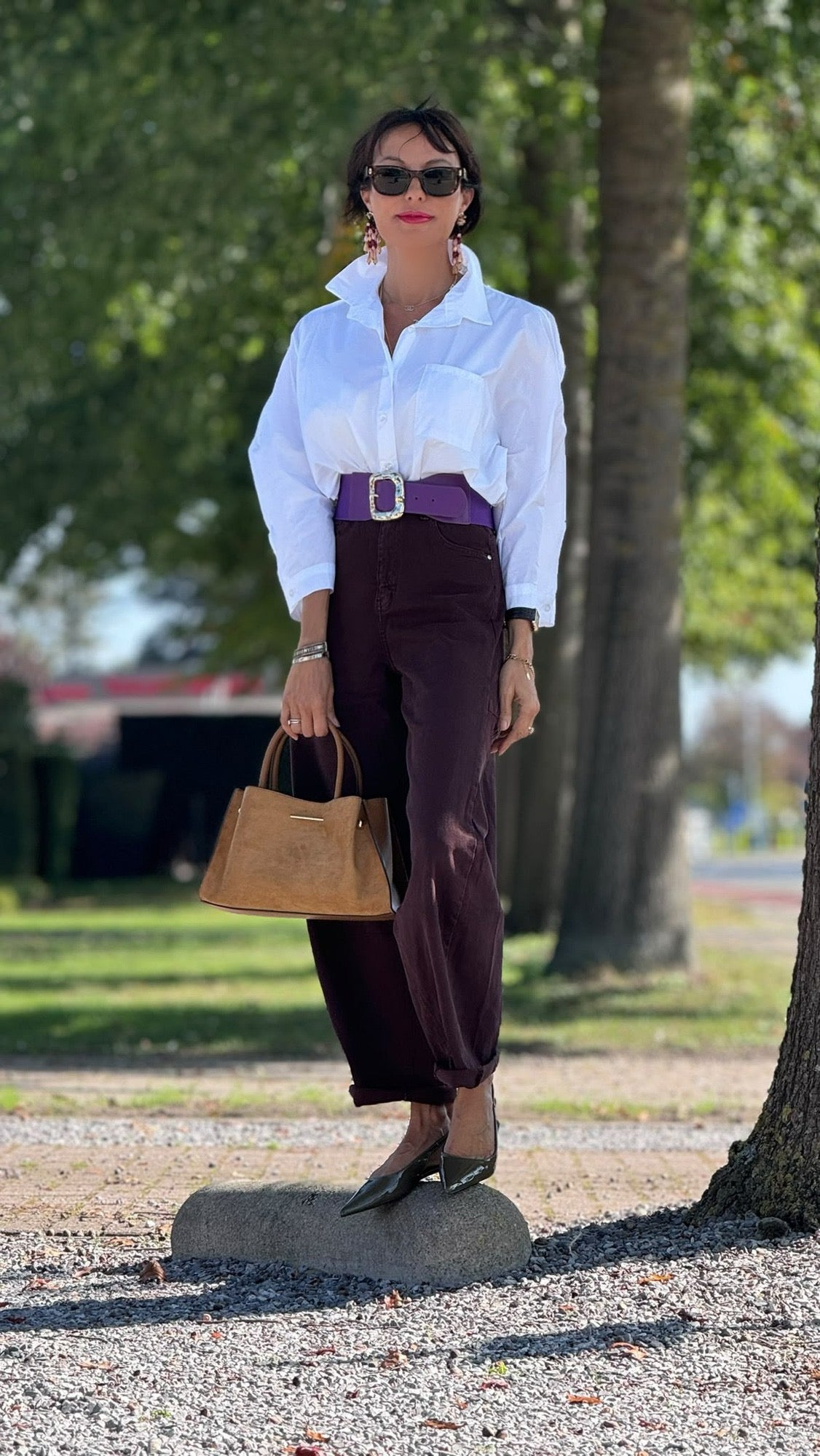 Blouse Allegra blanche unie