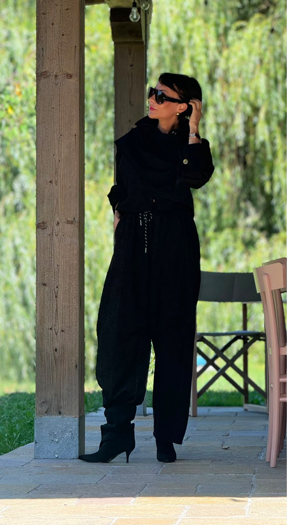 Pants style Esteban black