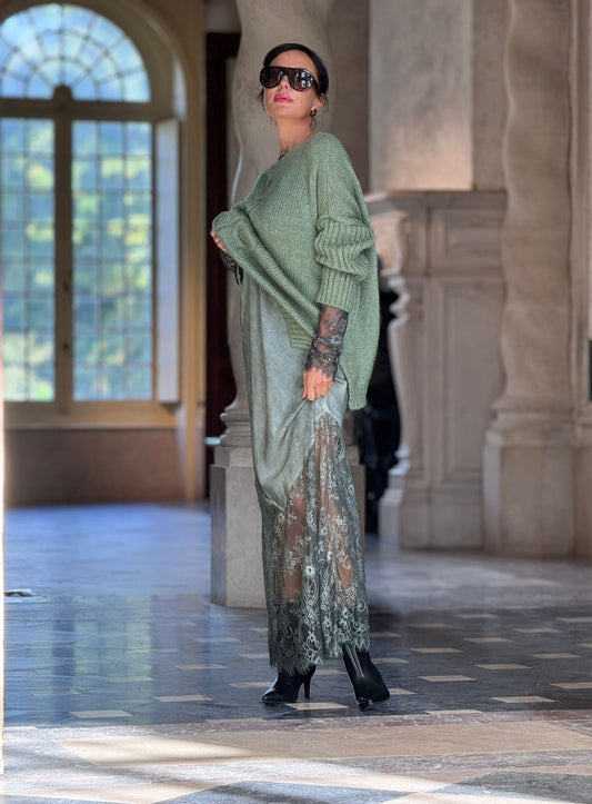 Dress Thor lace sage