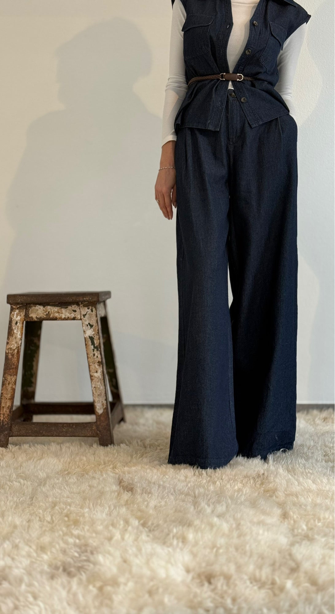 Jacket Jill + belt jeans