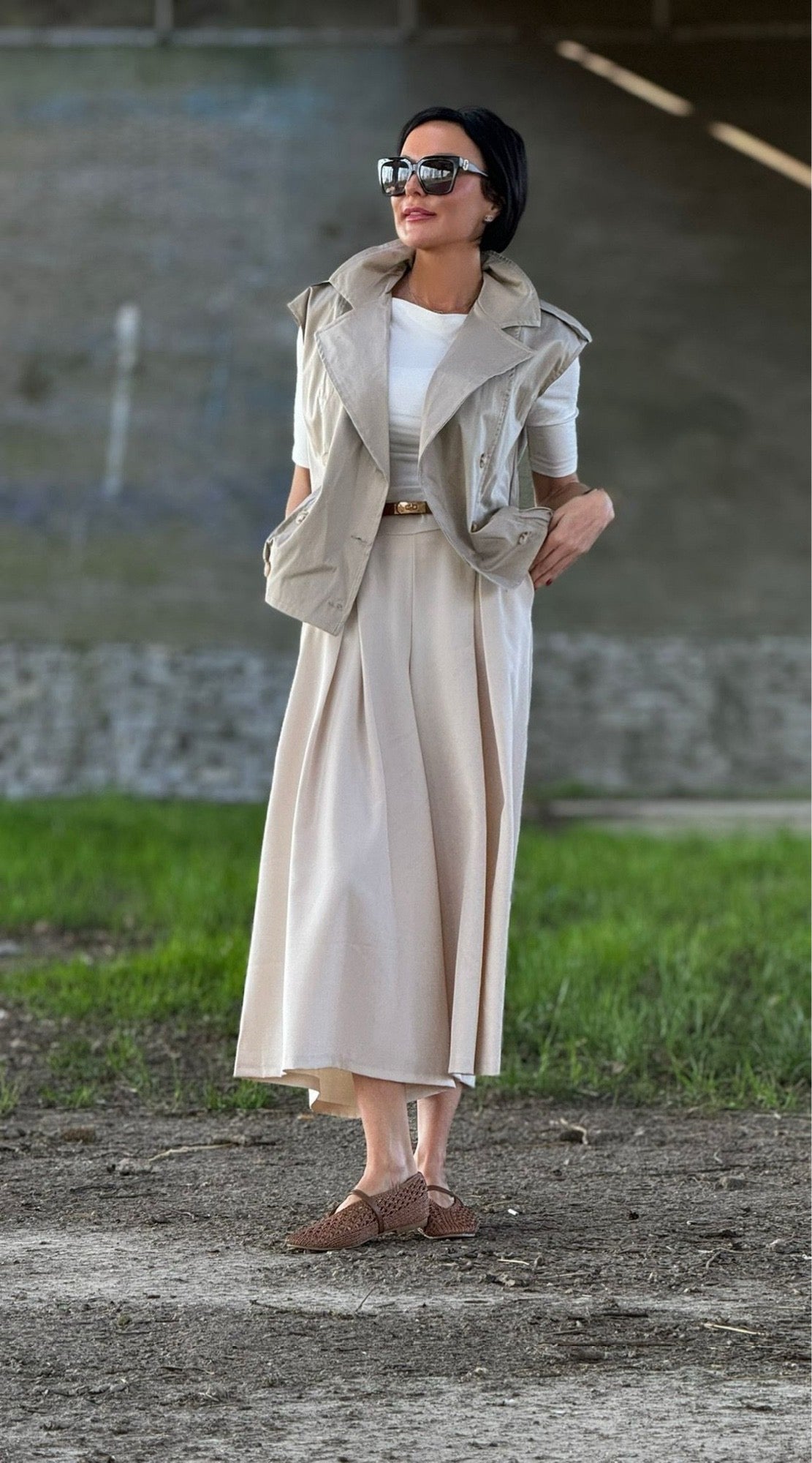 Pantalon Billie sable