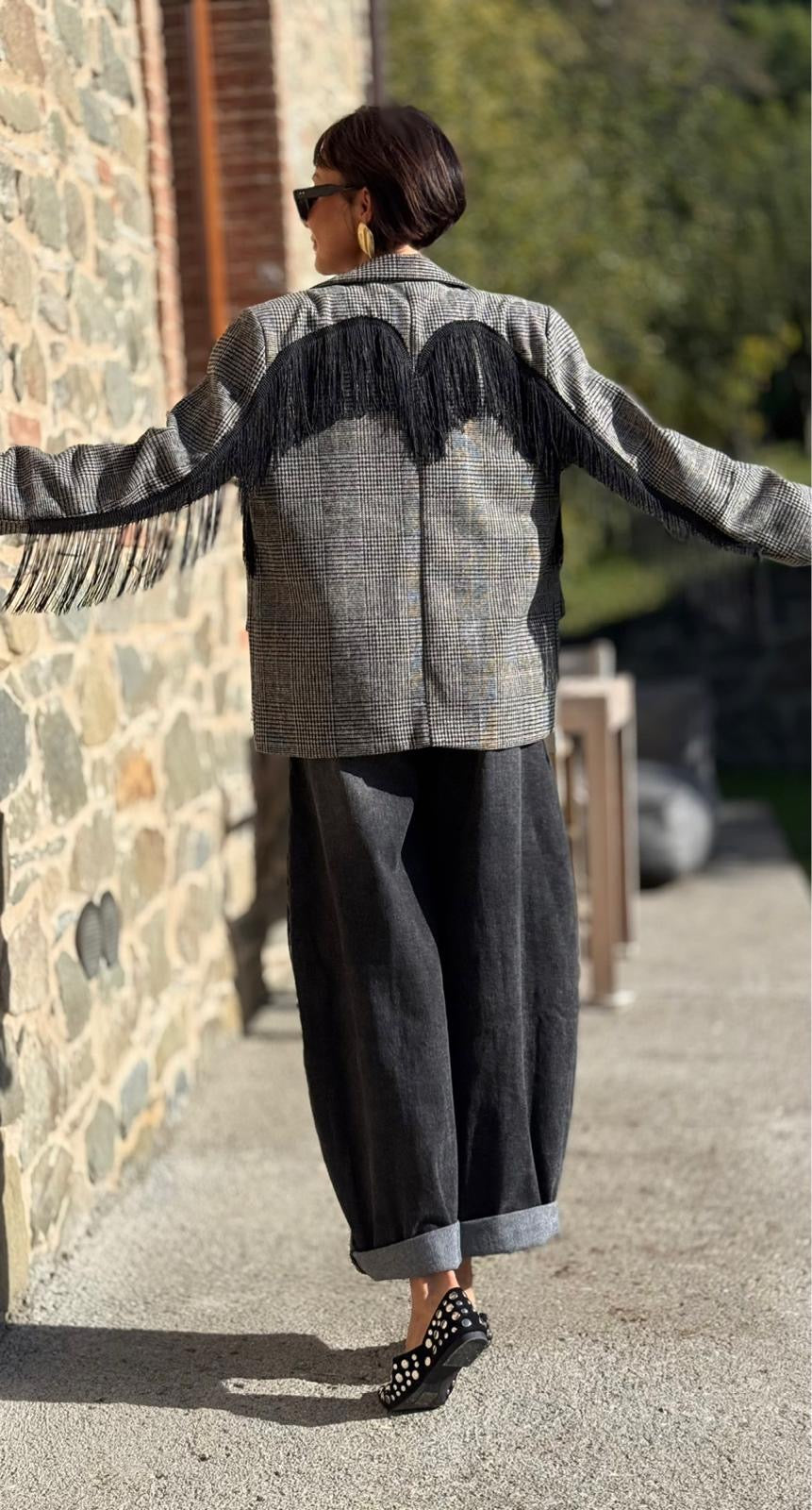 Blazer Celia fringes